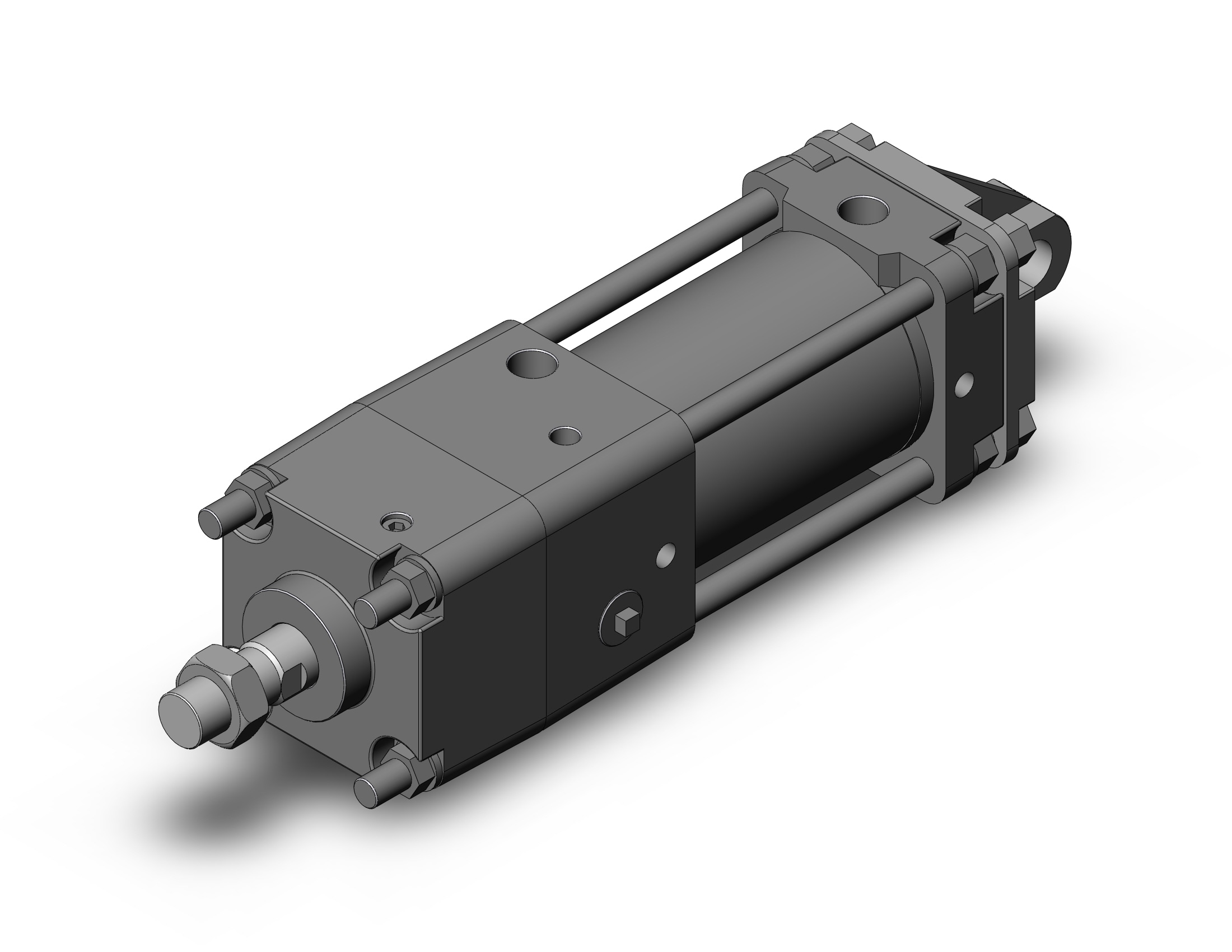 SMC CDNA2C80TN-75-D cyl, tie rod, power lock, a/s, CNA/CNA2 POWER LOCK CYLINDER