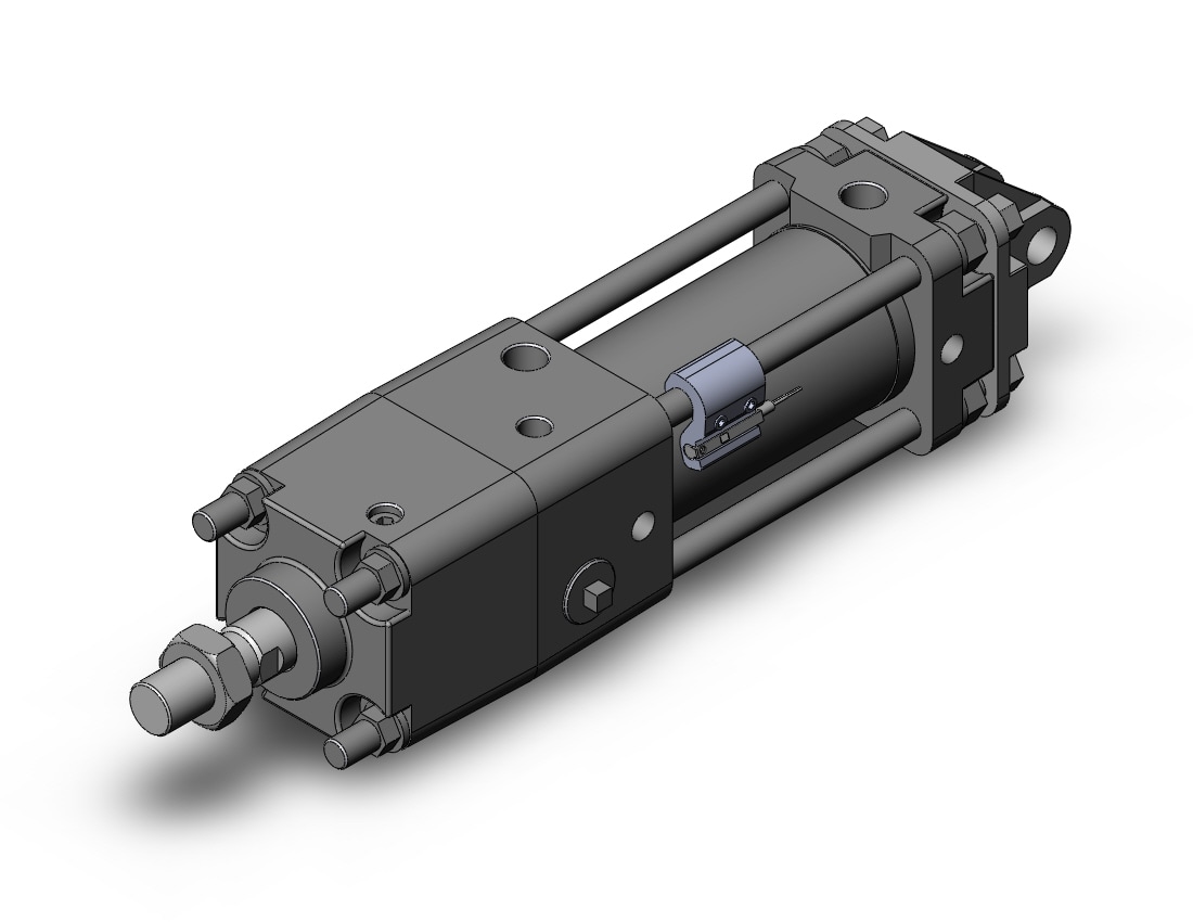 SMC CDNA2D40-50-D-M9BWMS cyl, tie rod, locking, CNA/CNA2 POWER LOCK CYLINDER