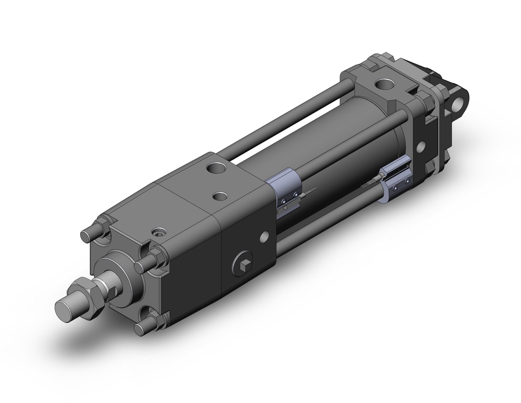 SMC CDNA2D40-75-D-M9NZ cyl, tie rod, locking, CNA/CNA2 POWER LOCK CYLINDER