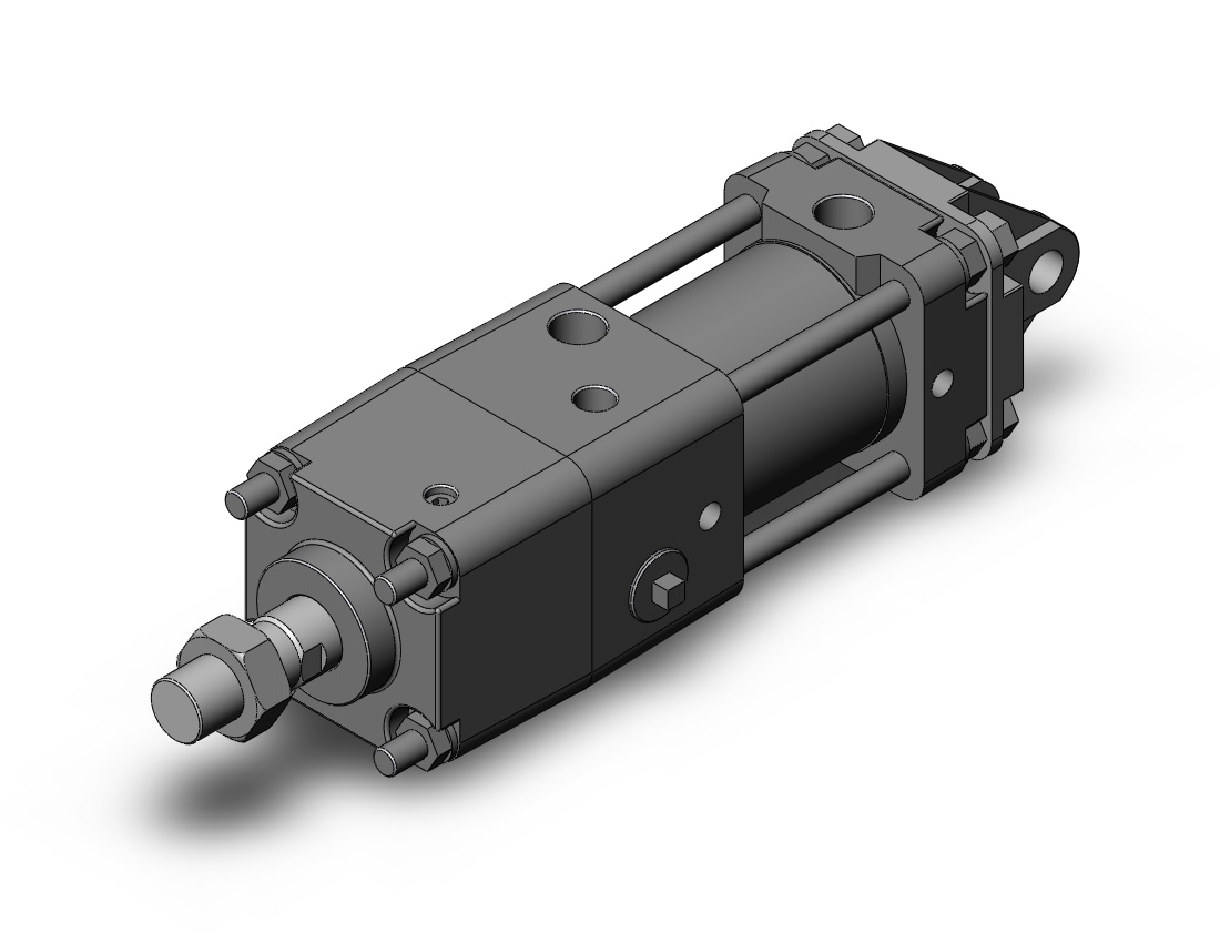 SMC CDNA2D50TN-25-D cyl, tie rod, locking, CNA/CNA2 POWER LOCK CYLINDER