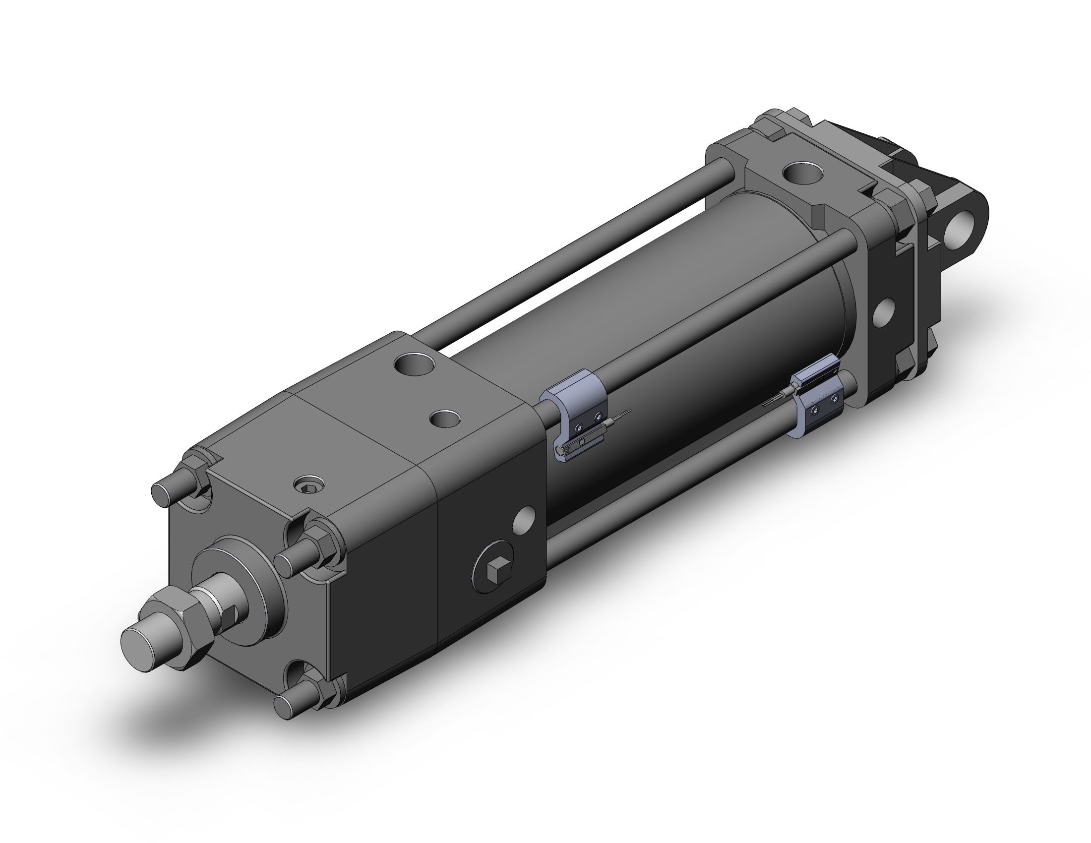 SMC CDNA2D63-125-D-M9BL cyl, tie rod, locking, CNA/CNA2 POWER LOCK CYLINDER