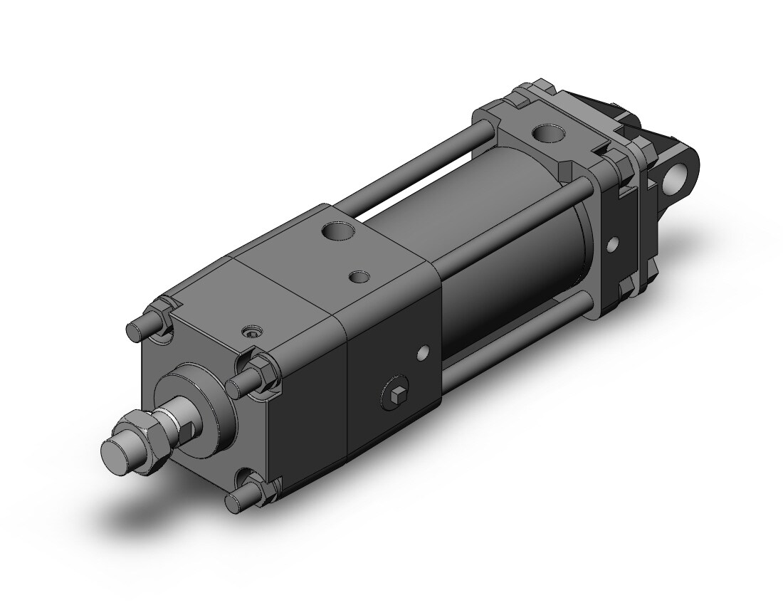 SMC CDNA2D80-75-D cyl, tie rod, locking, CNA/CNA2 POWER LOCK CYLINDER