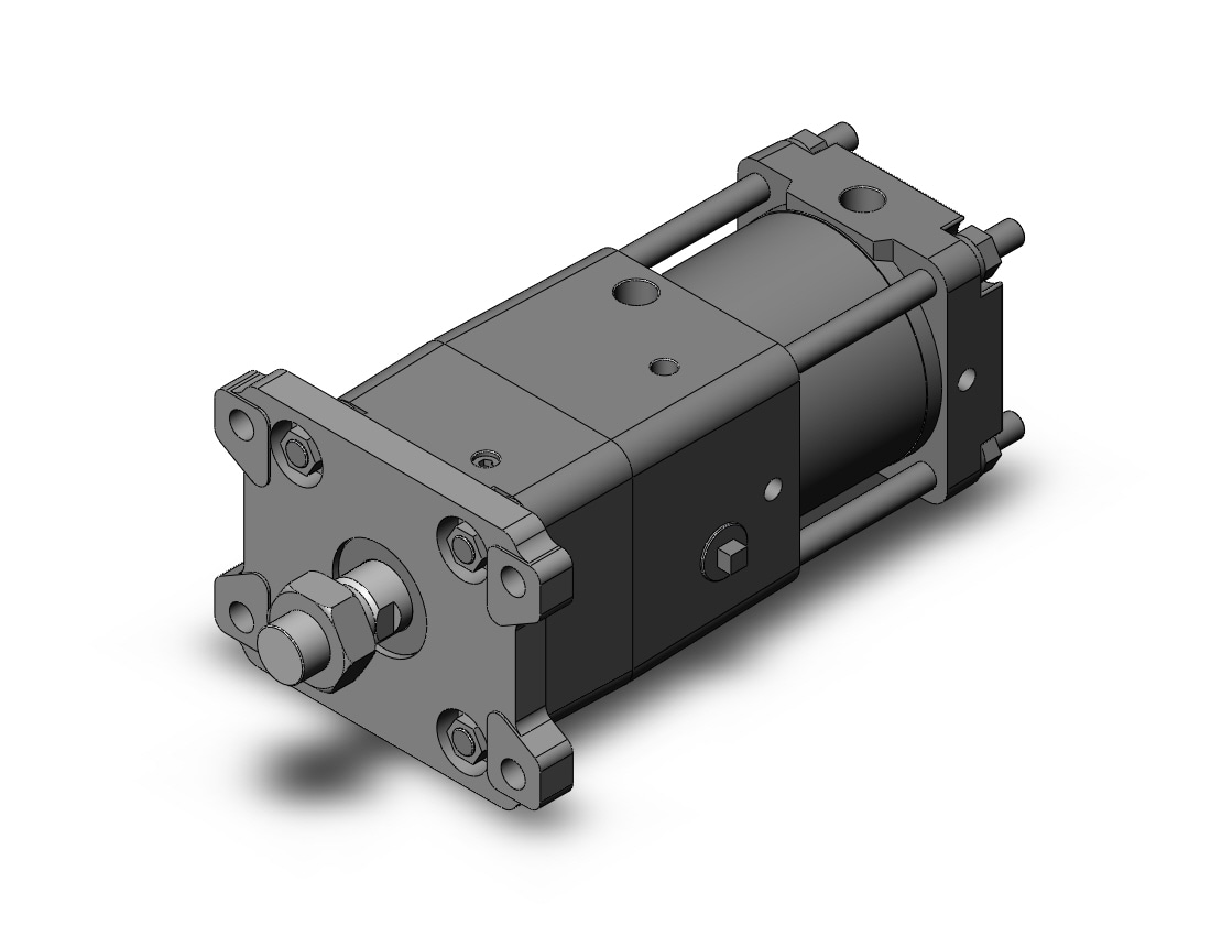 SMC CDNA2F100TF-25-D cyl, tie rod, locking, CNA/CNA2 POWER LOCK CYLINDER