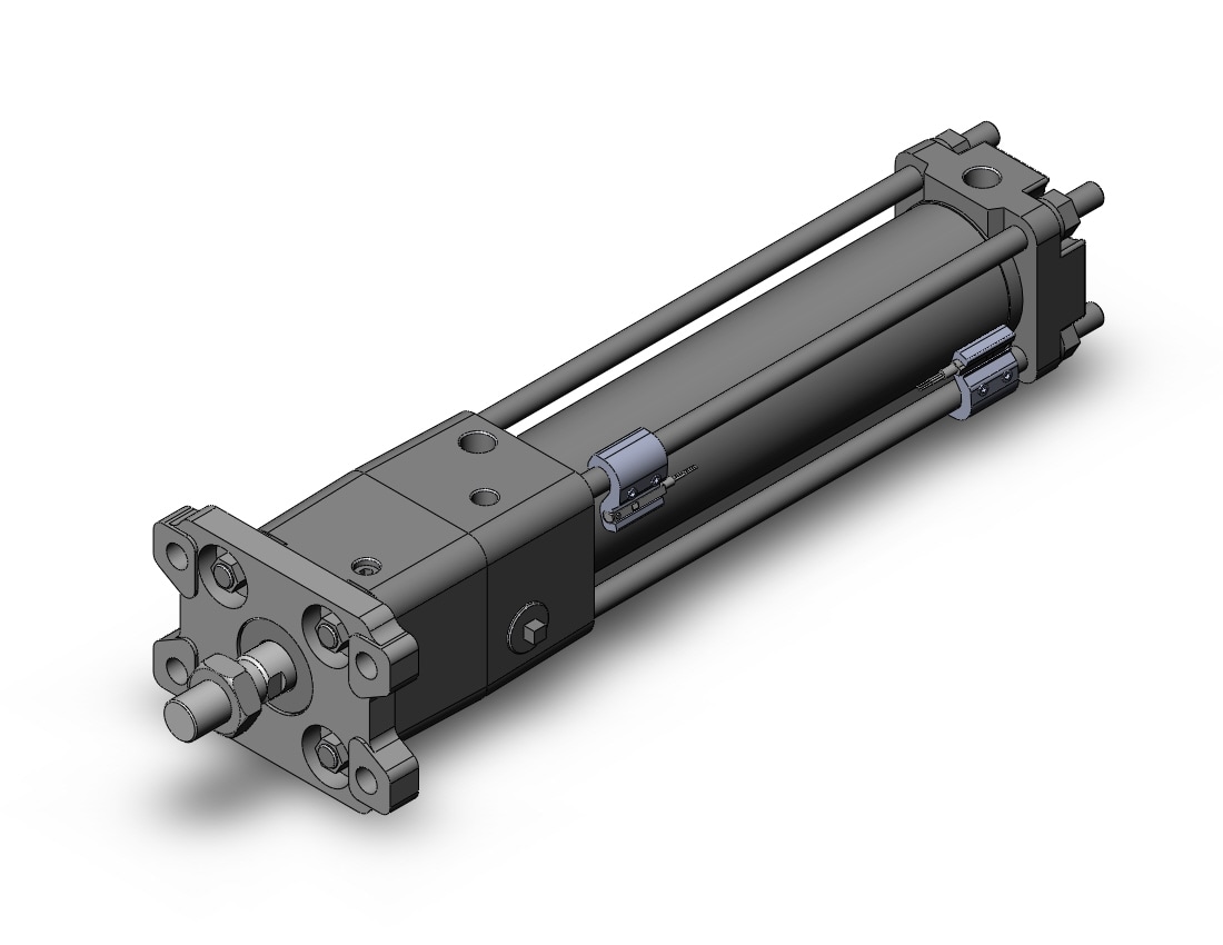 SMC CDNA2F40-150N-D-M9PL3 cyl, tie rod, locking, CNA/CNA2 POWER LOCK CYLINDER