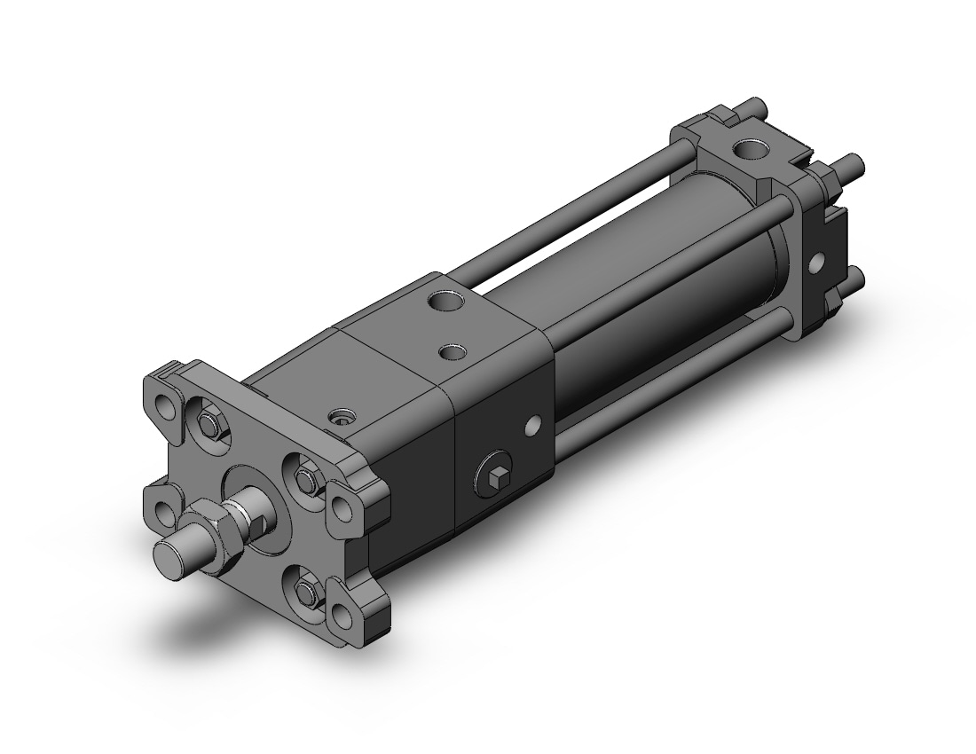 SMC CDNA2F40TN-75-D cyl, tie rod, power lock, a/s, CNA/CNA2 POWER LOCK CYLINDER