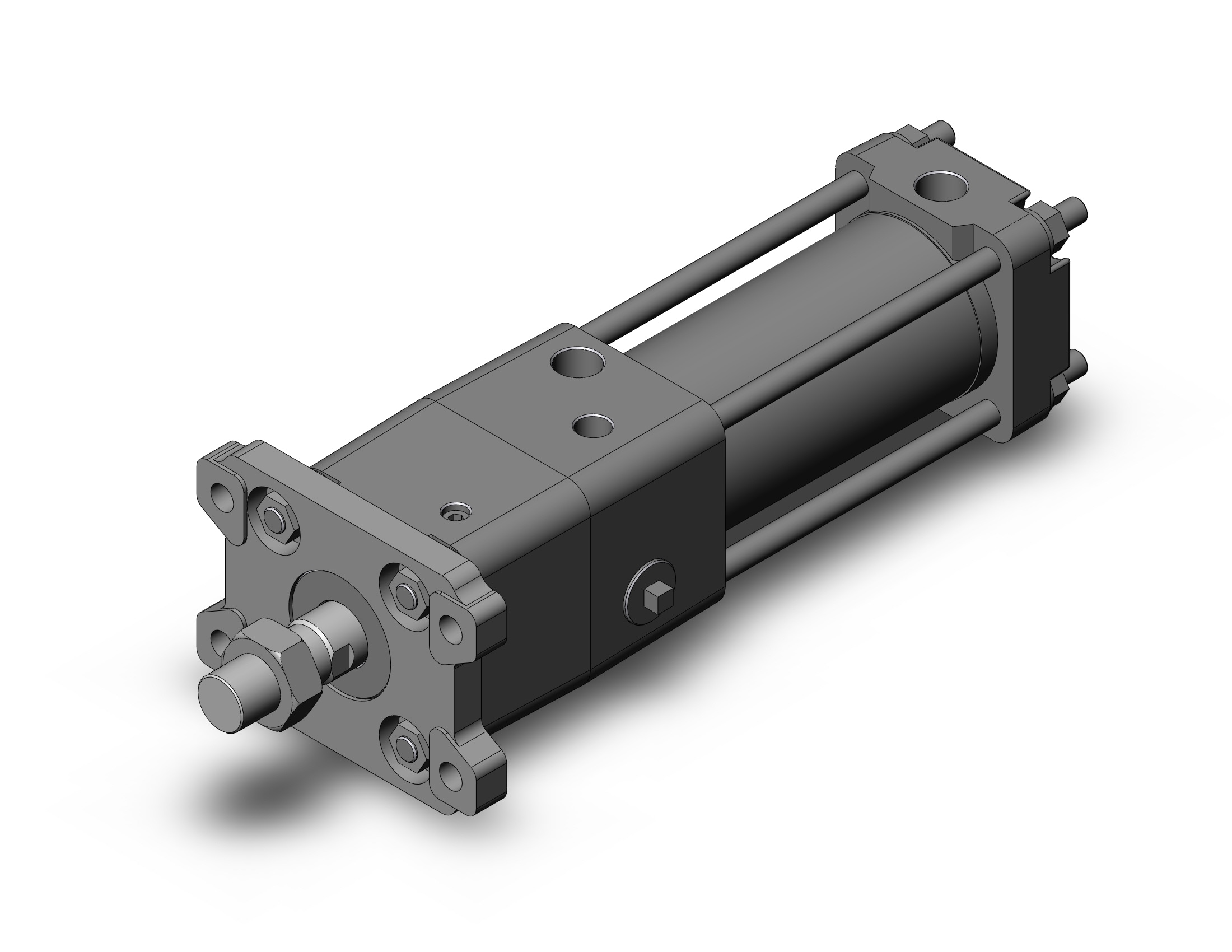 SMC CDNA2F50-75N-D cyl, tie rod, locking, CNA/CNA2 POWER LOCK CYLINDER