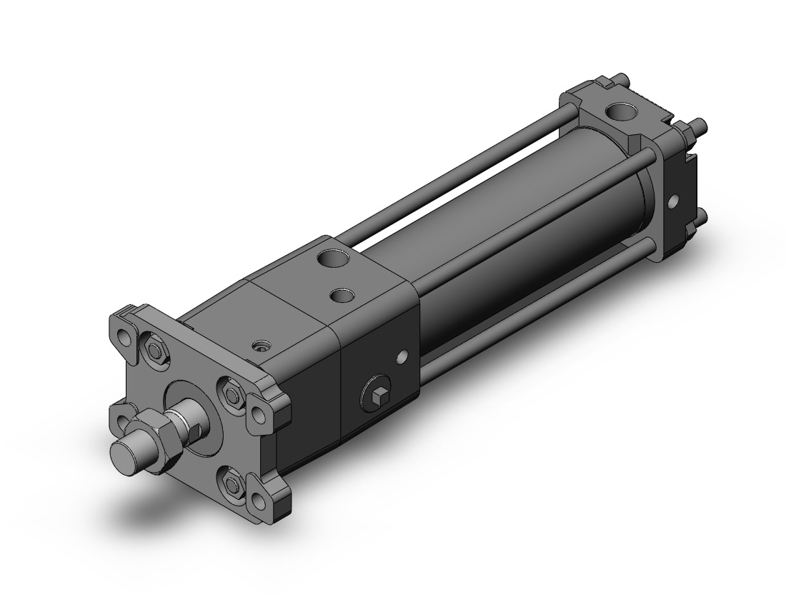 SMC CDNA2F50TN-125-D cyl, tie rod, power lock, a/s, CNA/CNA2 POWER LOCK CYLINDER