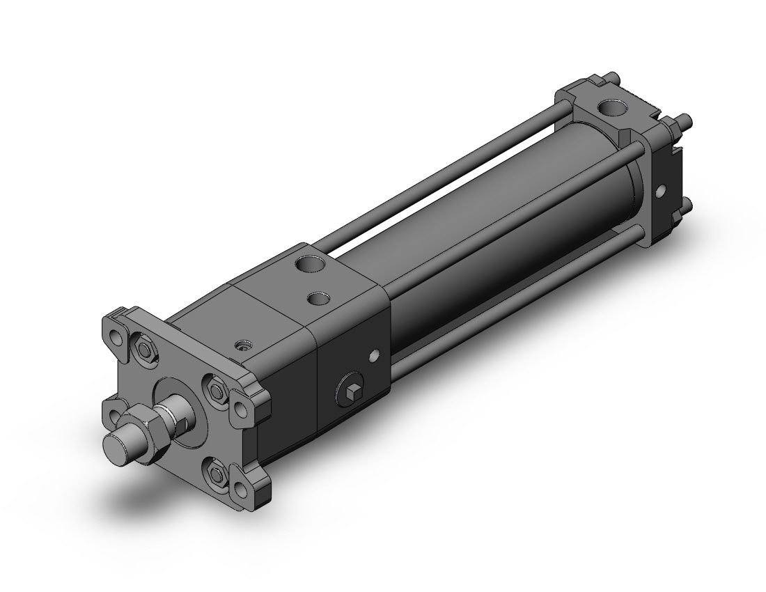 SMC CDNA2F50TN-150-D cyl, tie rod, power lock, a/s, CNA/CNA2 POWER LOCK CYLINDER