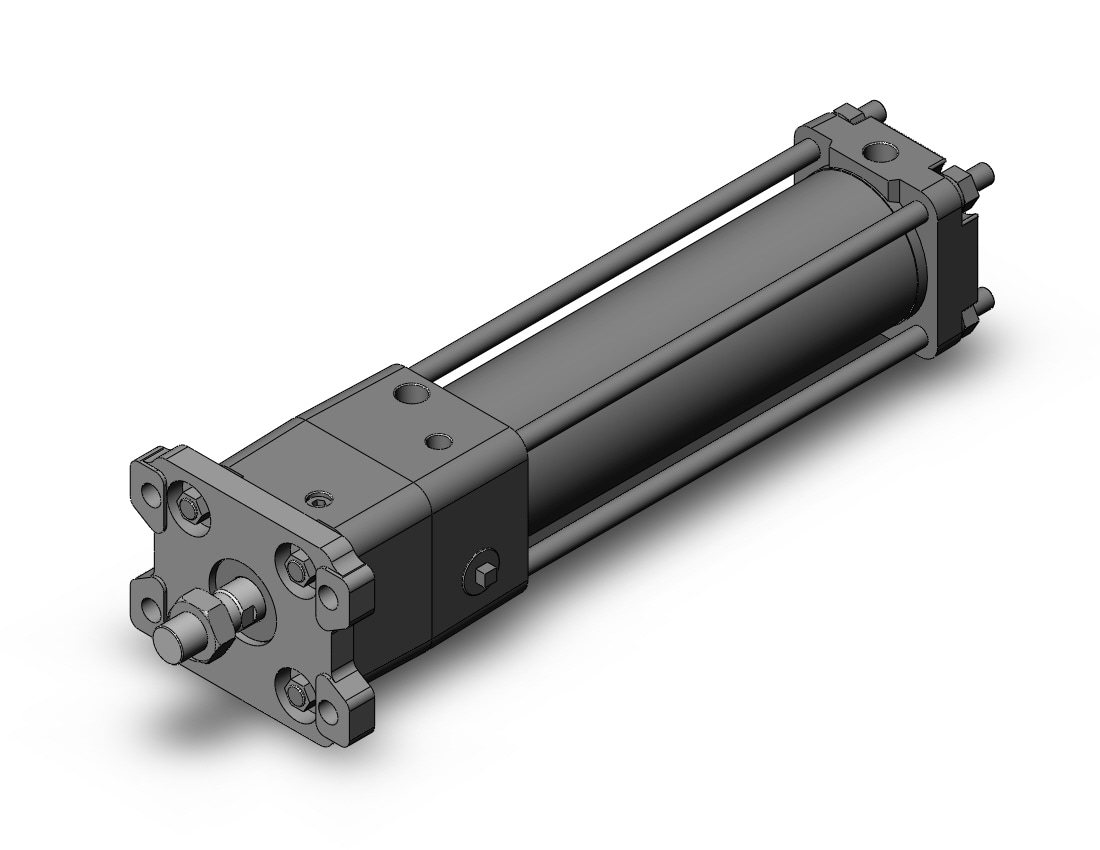 SMC CDNA2F63-200N-D cyl, tie rod, locking, CNA/CNA2 POWER LOCK CYLINDER