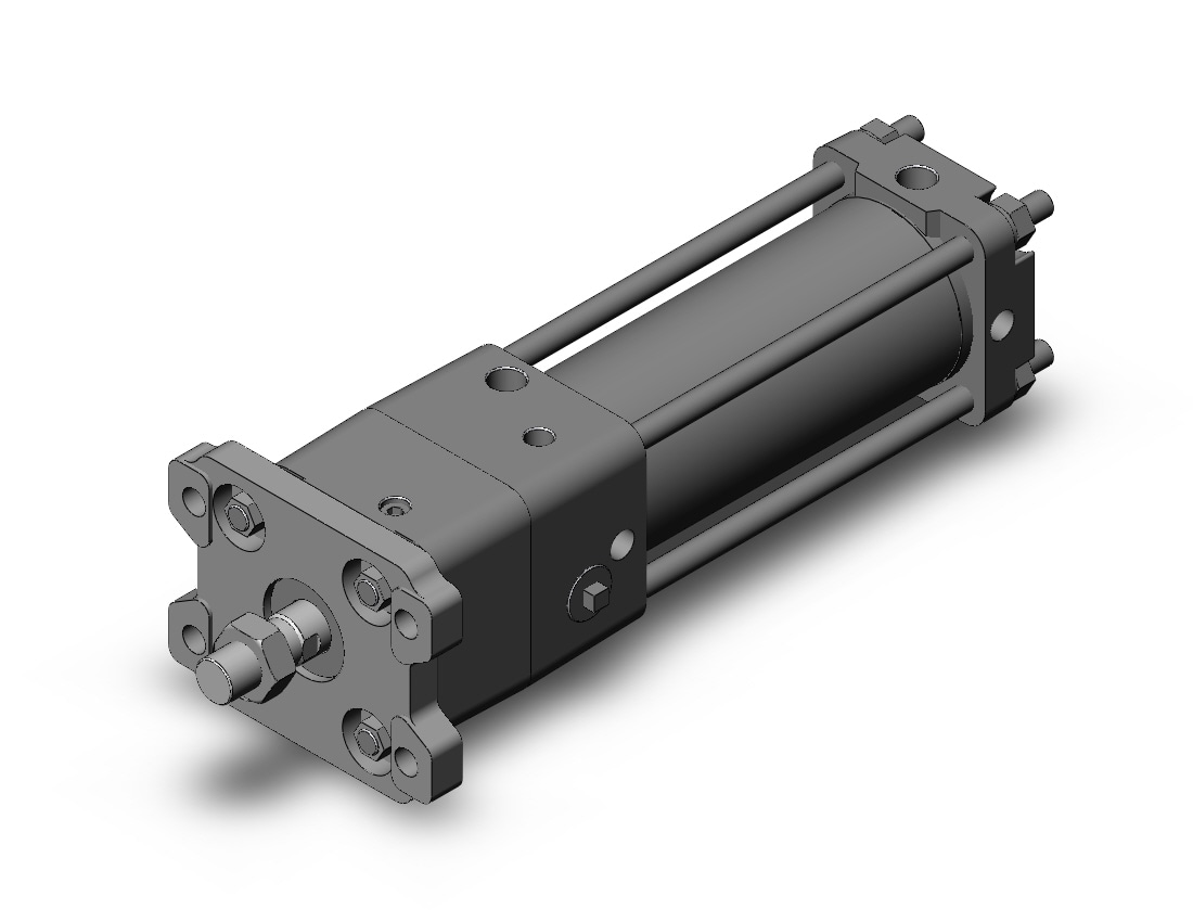 SMC CDNA2F63TN-125-D cyl, tie rod, locking, CNA/CNA2 POWER LOCK CYLINDER