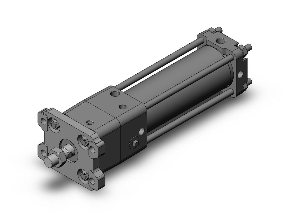 SMC CDNA2F63TN-150-D cyl, tie rod, power lock, a/s, CNA/CNA2 POWER LOCK CYLINDER