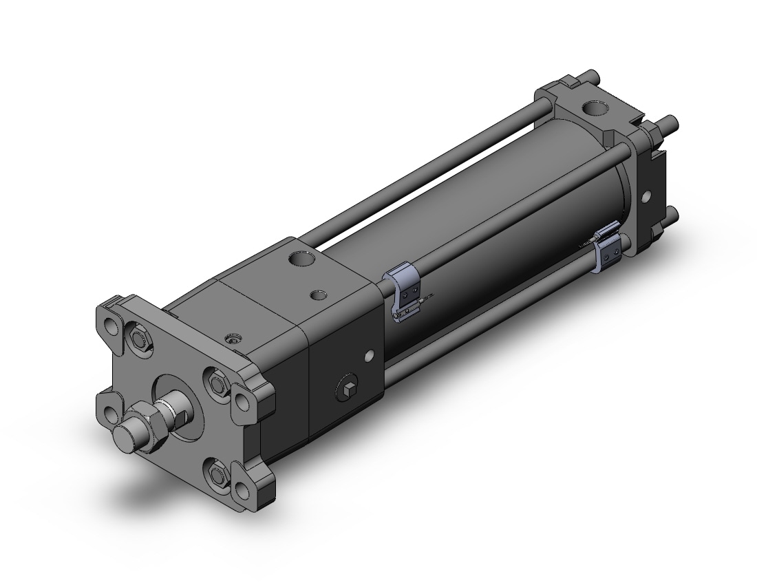 SMC CDNA2F80-200-D-M9PSAPC cyl, tie rod, locking, CNA/CNA2 POWER LOCK CYLINDER