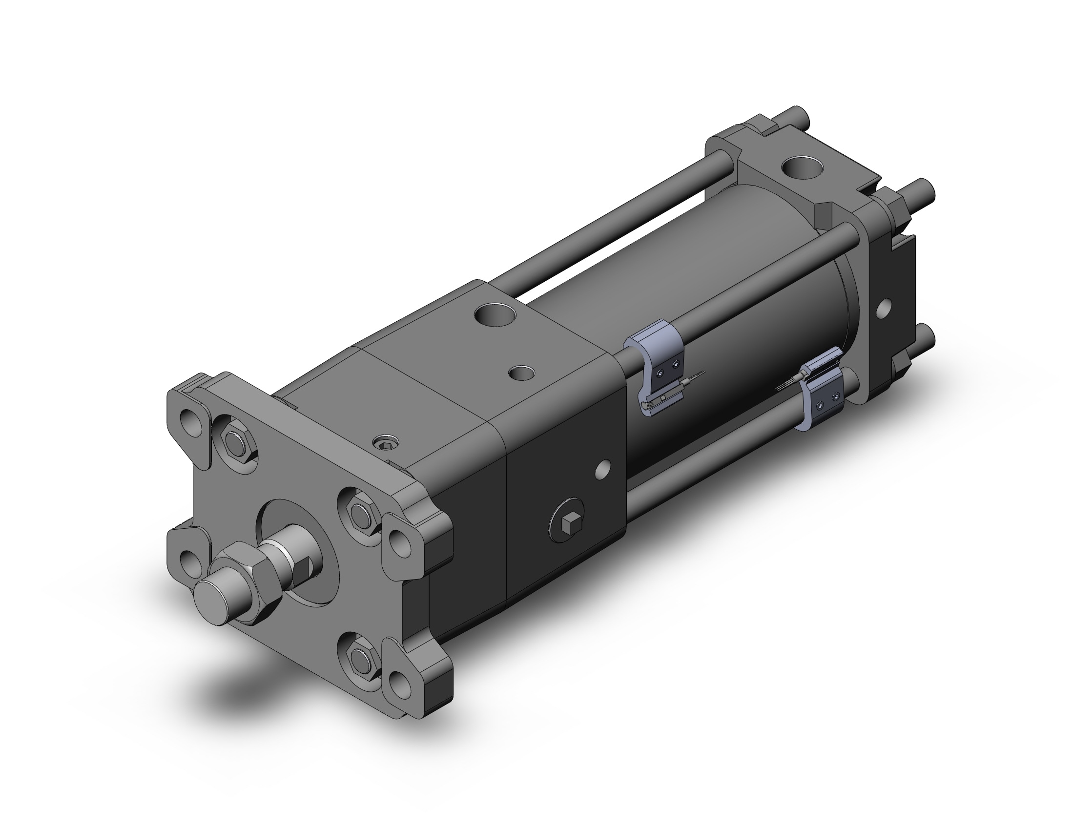 SMC CDNA2F80TF-100-D-M9PMDPC cyl, tie rod, locking, CNA/CNA2 POWER LOCK CYLINDER