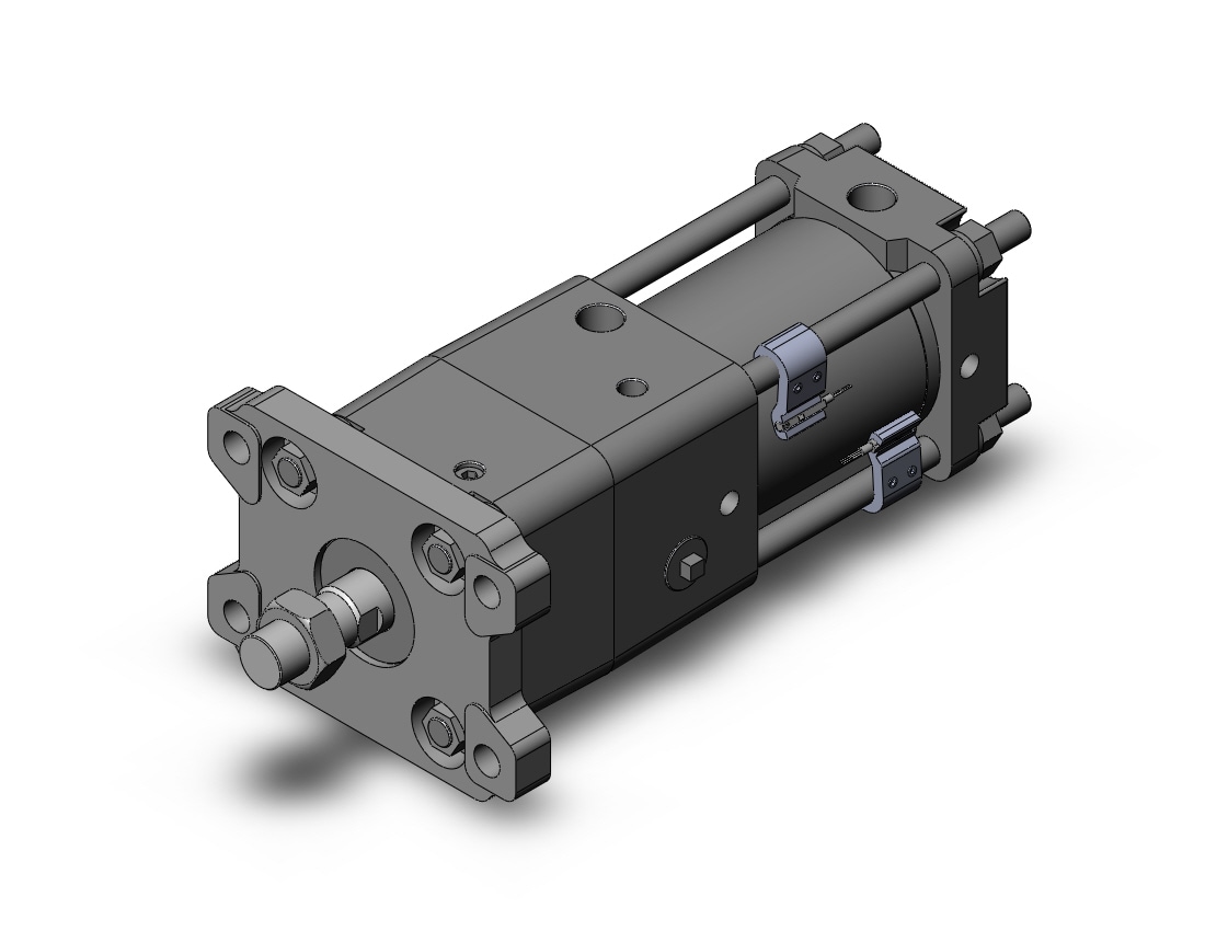 SMC CDNA2F80TF-50-D-M9PSDPC cyl, tie rod, locking, CNA/CNA2 POWER LOCK CYLINDER