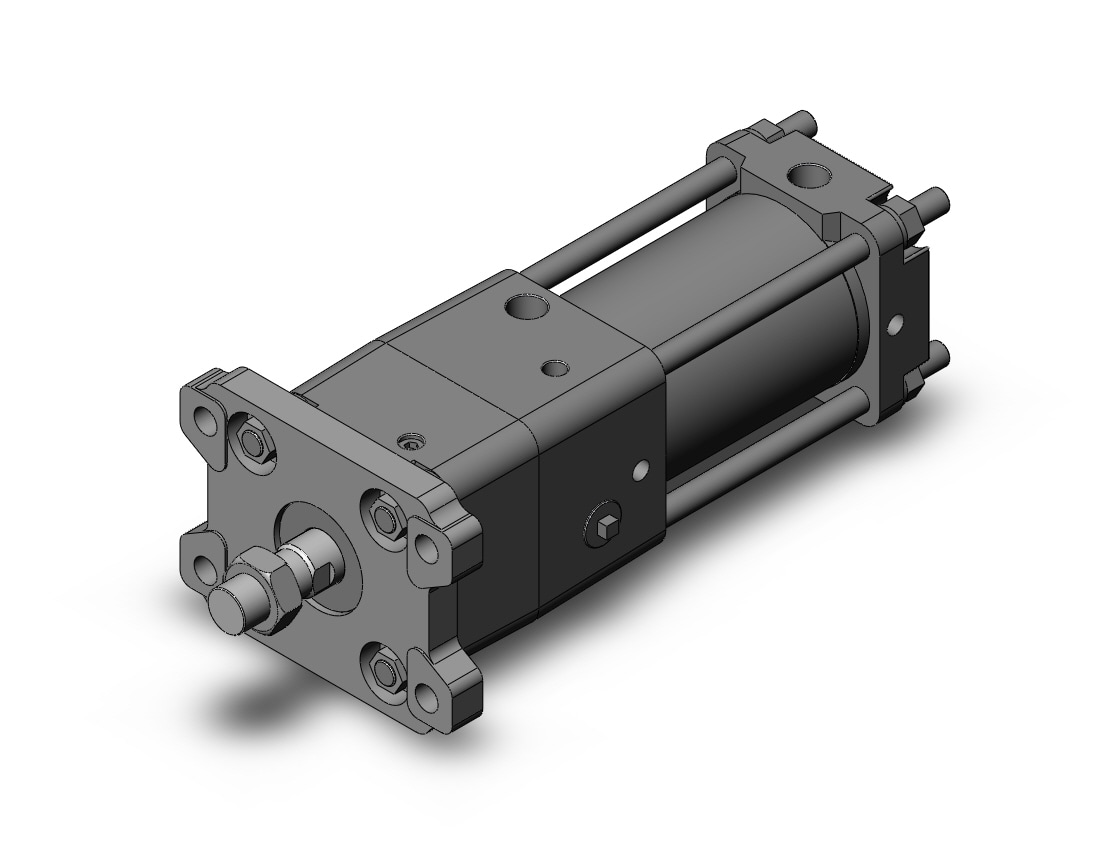 SMC CDNA2F80TF-75-D cyl, tie rod, locking, CNA/CNA2 POWER LOCK CYLINDER