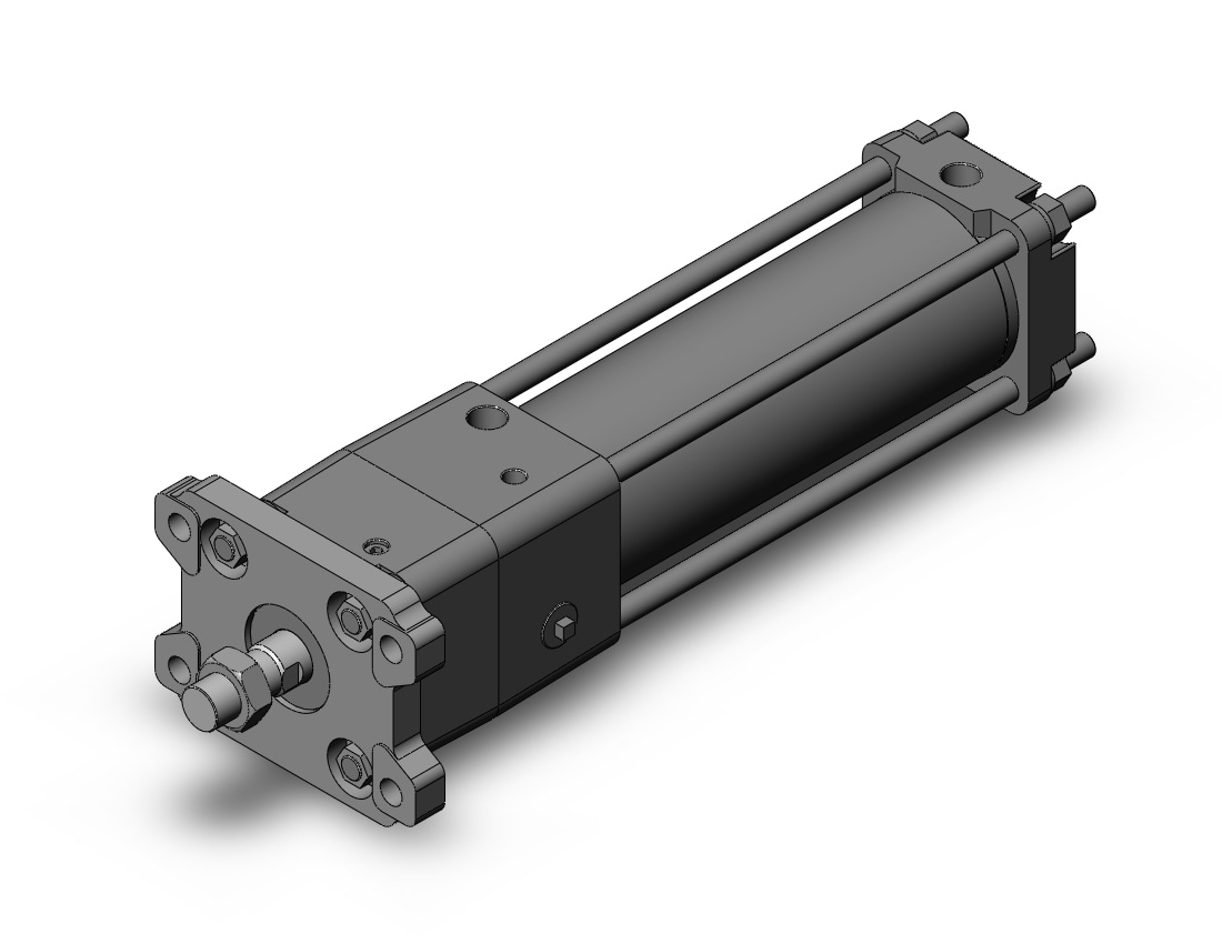 SMC CDNA2F80TN-200N-D cyl, tie rod, locking, CNA/CNA2 POWER LOCK CYLINDER