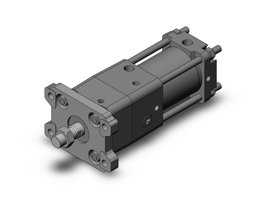 SMC CDNA2F80TN-50-D cyl, tie rod, power lock, a/s, CNA/CNA2 POWER LOCK CYLINDER