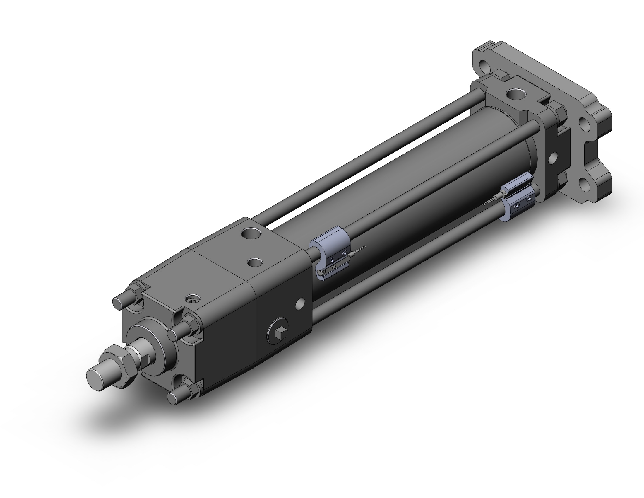 SMC CDNA2G40-150-D-M9BL cyl, tie rod, locking, CNA/CNA2 POWER LOCK CYLINDER