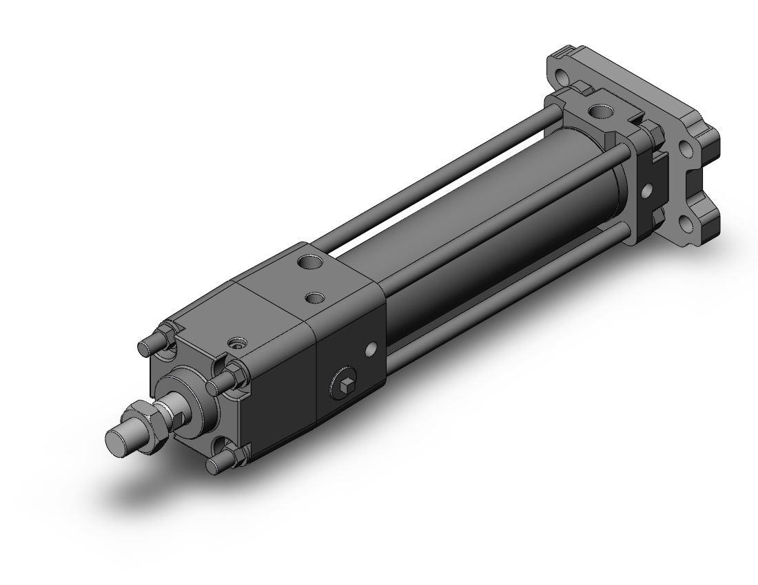 SMC CDNA2G40TN-125-D cyl, tie rod, locking, CNA/CNA2 POWER LOCK CYLINDER