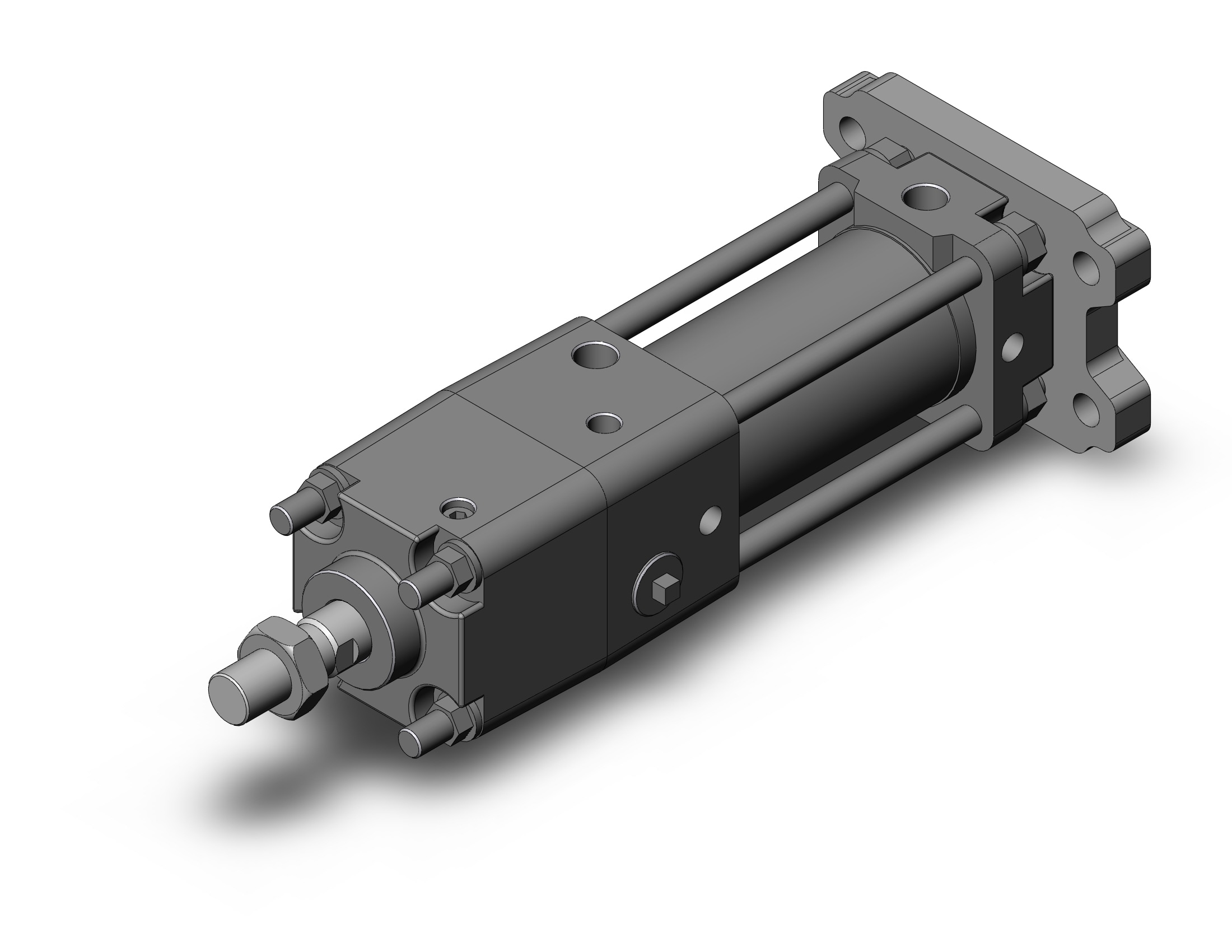 SMC CDNA2G40TN-50-D cyl, tie rod, locking, CNA/CNA2 POWER LOCK CYLINDER