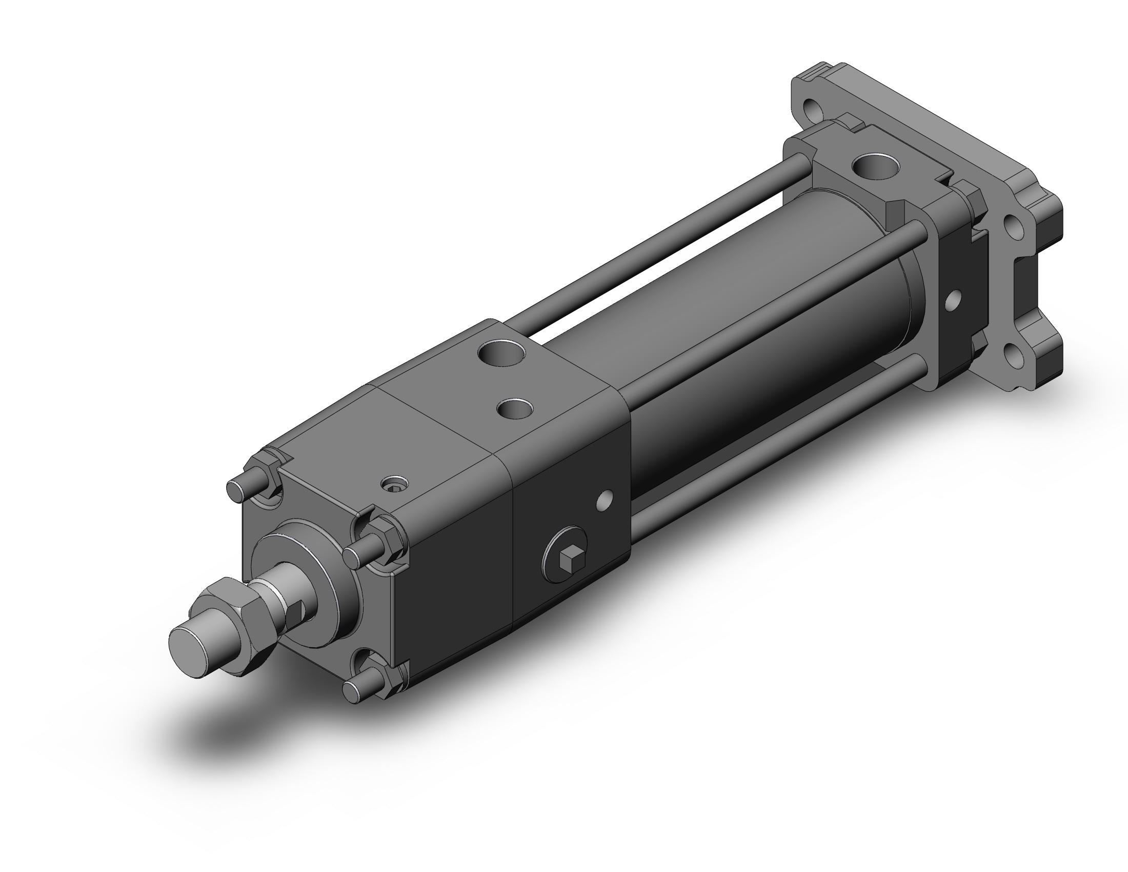 SMC CDNA2G50TN-100-D cyl, tie rod, locking, CNA/CNA2 POWER LOCK CYLINDER