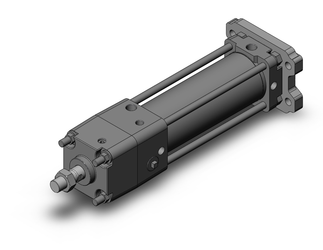 SMC CDNA2G63TN-150-D cyl, tie rod, locking, CNA/CNA2 POWER LOCK CYLINDER