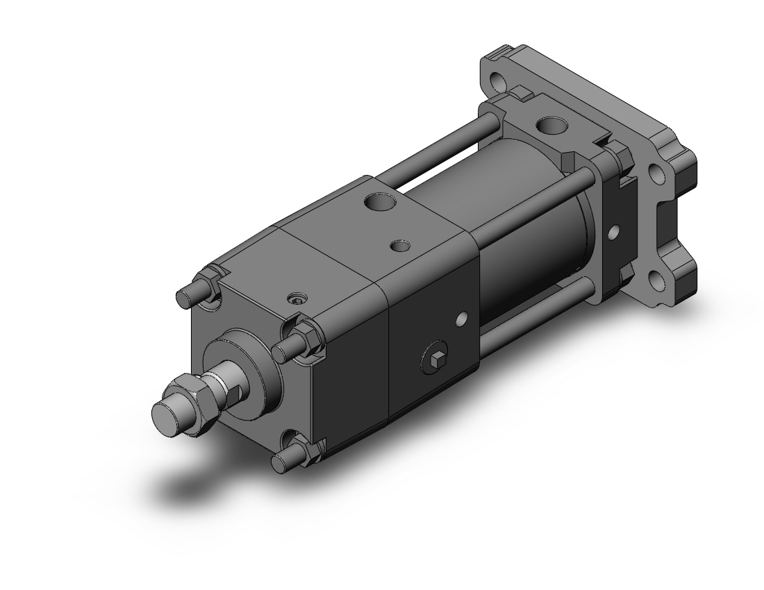 SMC CDNA2G80TF-50-D cyl, tie rod, locking, CNA/CNA2 POWER LOCK CYLINDER