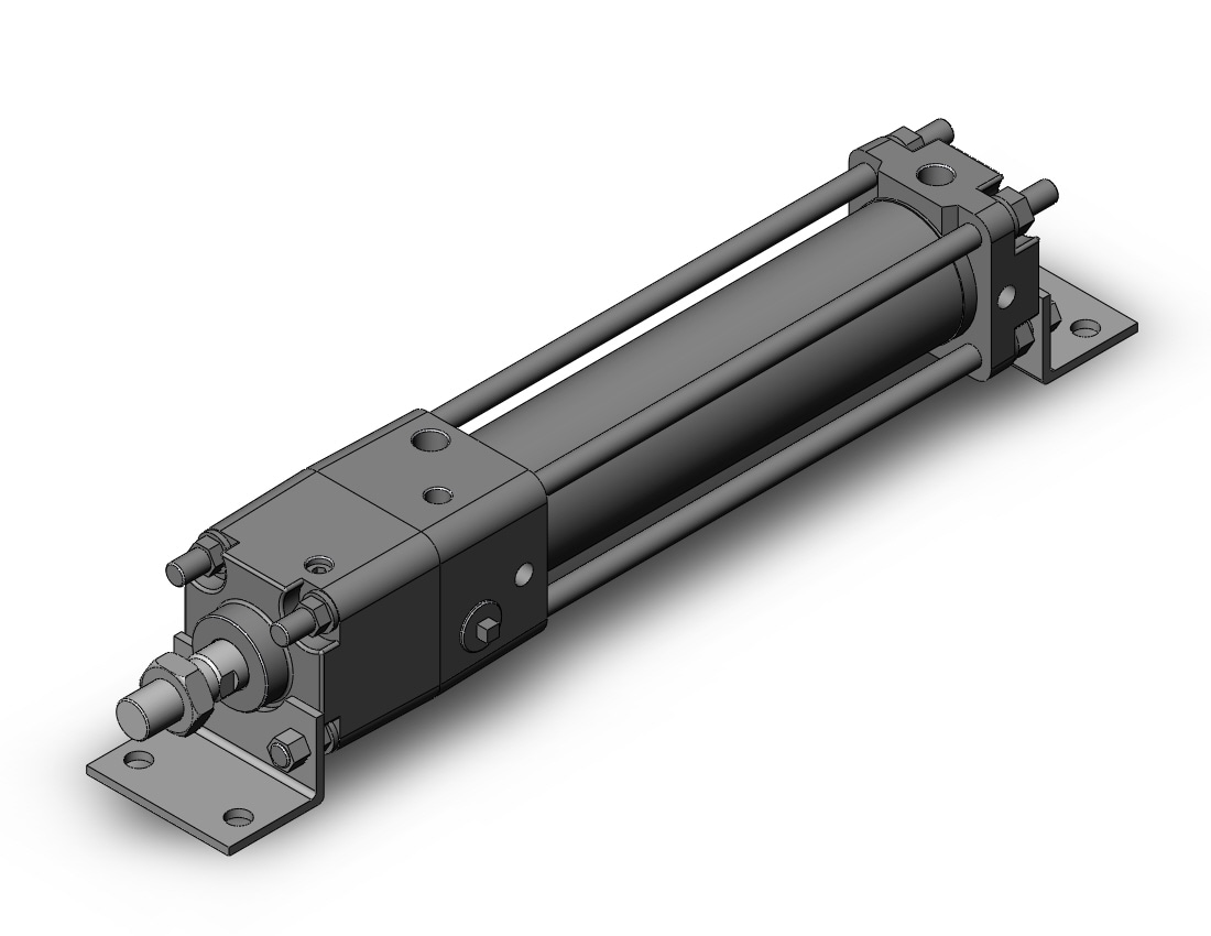 SMC CDNA2L40TF-150-D cyl, tie rod, locking, CNA/CNA2 POWER LOCK CYLINDER