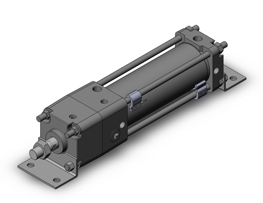 SMC CDNA2L63-150-D-M9PL cyl, tie rod, locking, CNA/CNA2 POWER LOCK CYLINDER