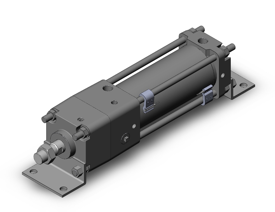 SMC CDNA2L80-150-D-M9PWSDPC cyl, tie rod, locking, CNA/CNA2 POWER LOCK CYLINDER