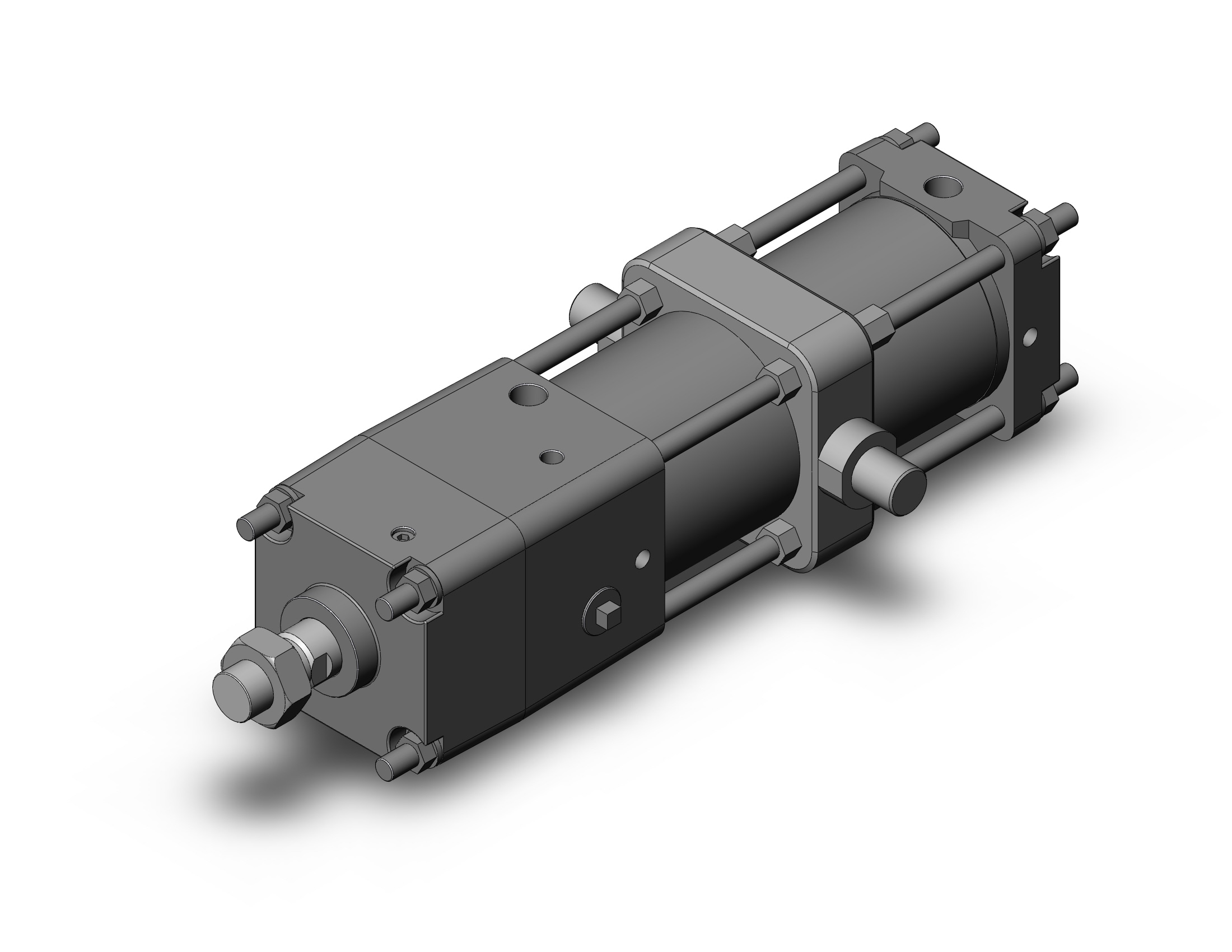 SMC CDNA2T100TF-175-D cyl, tie rod, locking, CNA/CNA2 POWER LOCK CYLINDER