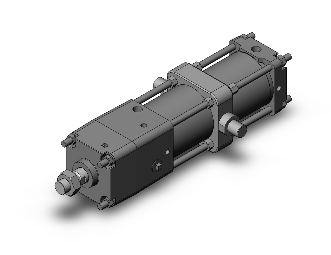 SMC CDNA2T100TN-200-D cyl, tie rod, locking, CNA/CNA2 POWER LOCK CYLINDER