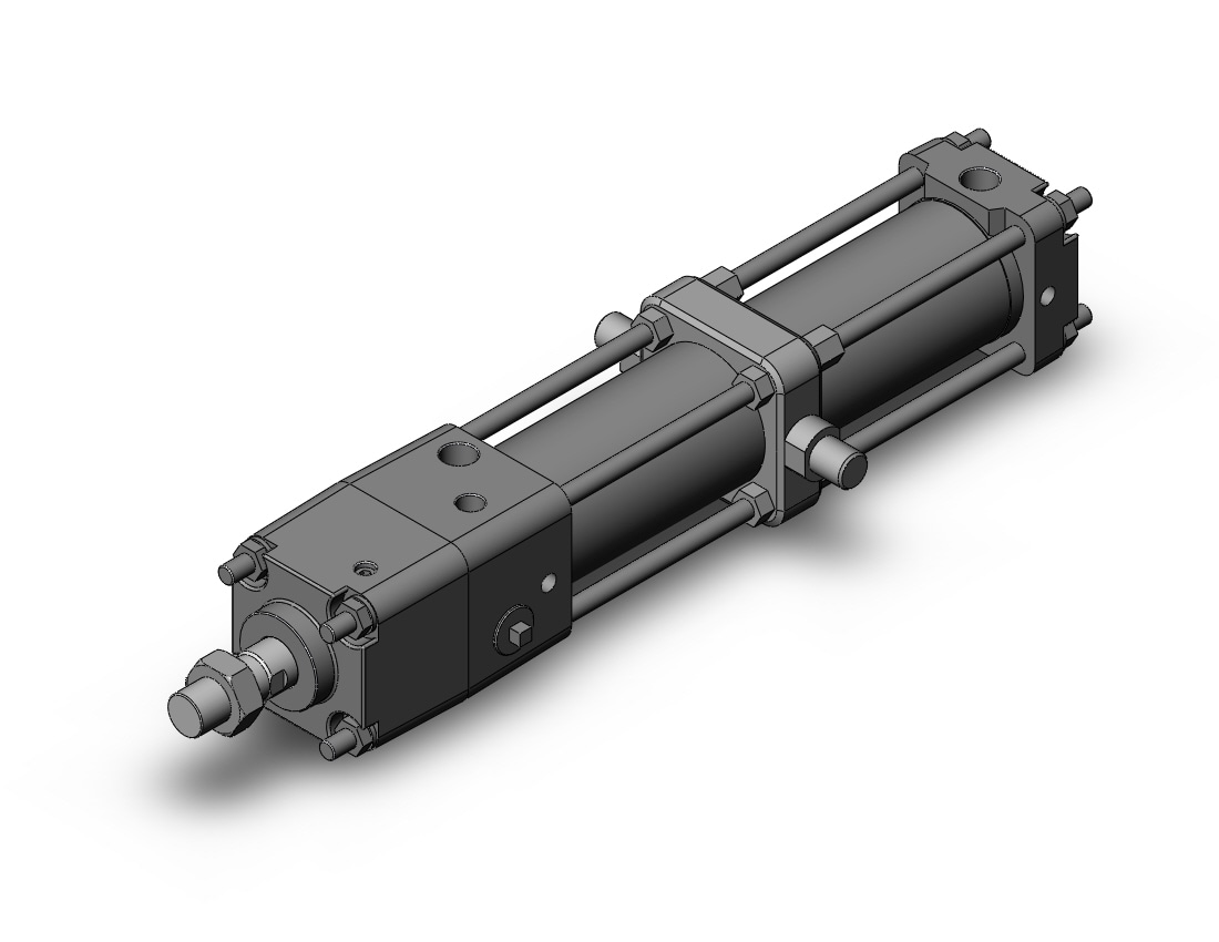 SMC CDNA2T50TN-200-D cyl, tie rod, locking, CNA/CNA2 POWER LOCK CYLINDER