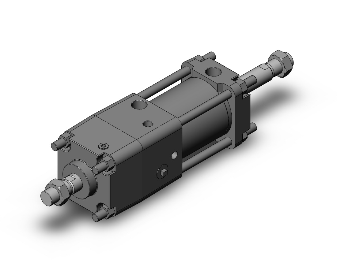 SMC CDNA2WB80TF-50-D cyl, tie rod, locking, CNA/CNA2 POWER LOCK CYLINDER