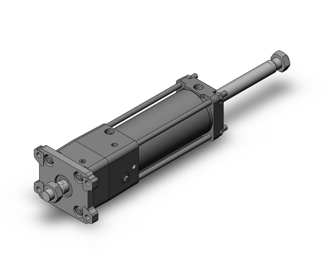 SMC CDNA2WF100TN-175-D cyl, tie rod, locking, CNA/CNA2 POWER LOCK CYLINDER