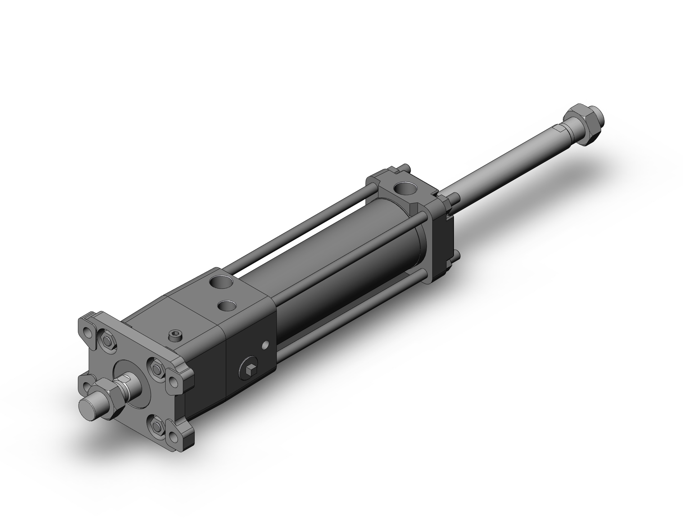 SMC CDNA2WF50-125-D cyl, tie rod, locking, CNA/CNA2 POWER LOCK CYLINDER