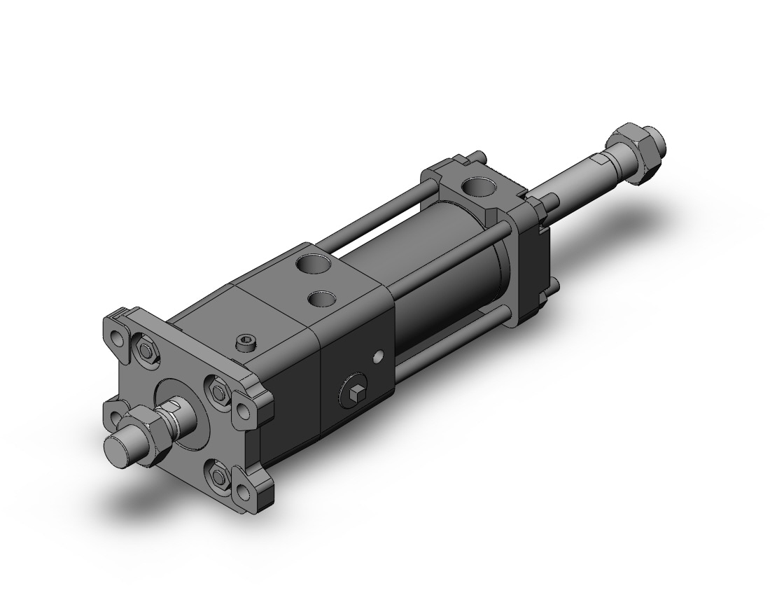 SMC CDNA2WF50TF-50-D cyl, tie rod, locking, CNA/CNA2 POWER LOCK CYLINDER