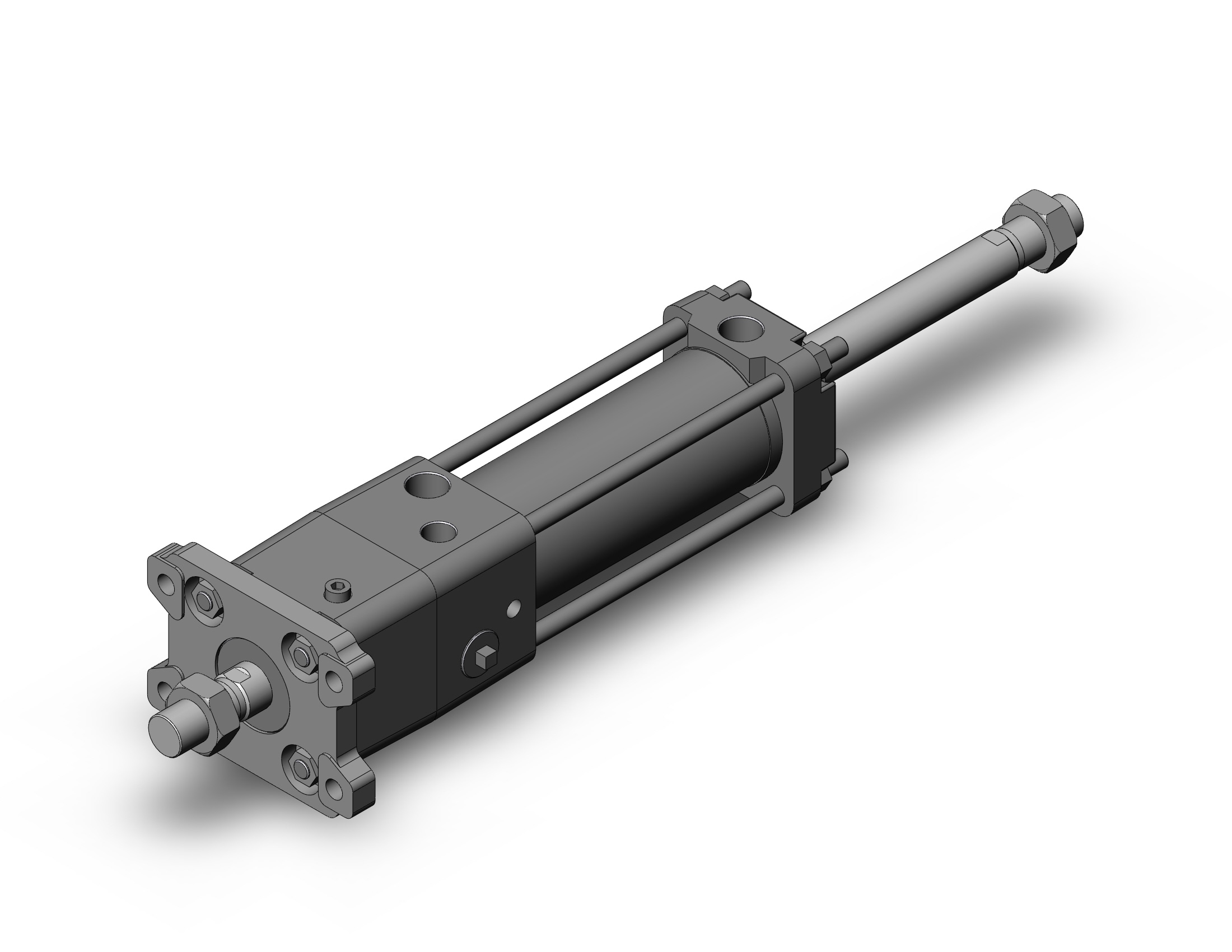 SMC CDNA2WF50TN-100-D cyl, tie rod, locking, CNA/CNA2 POWER LOCK CYLINDER