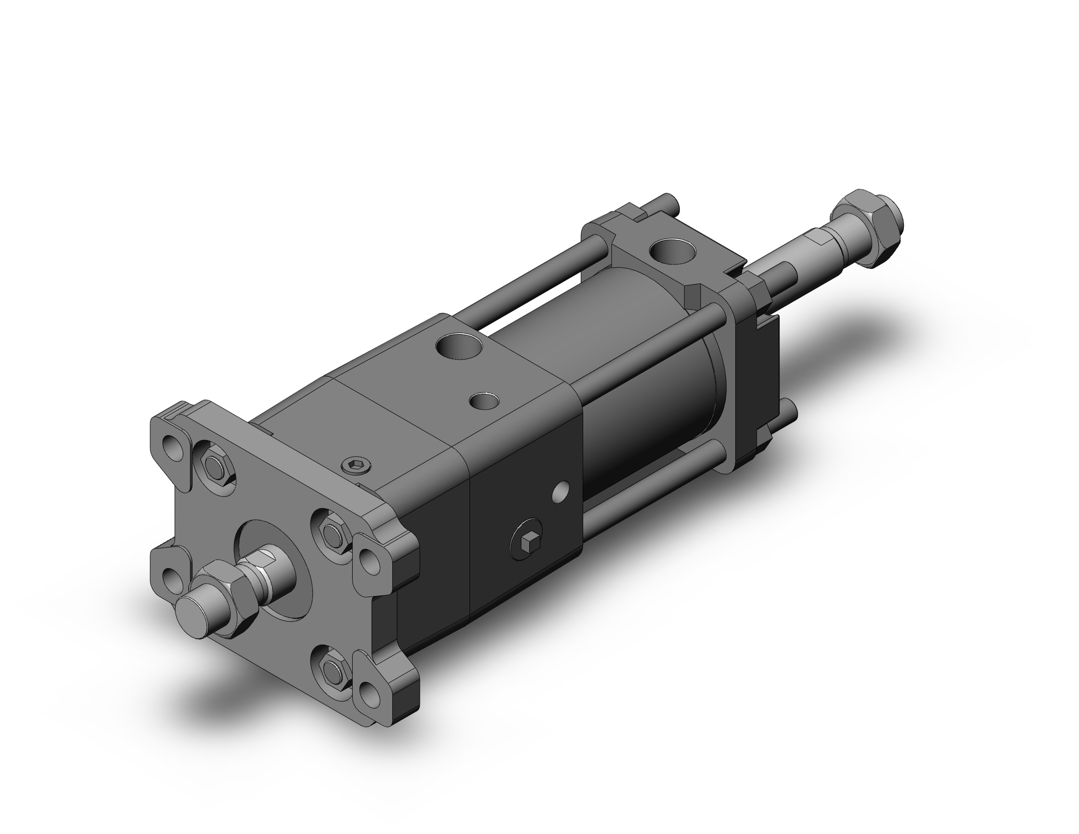 SMC CDNA2WF80-50-D cyl, tie rod, locking, CNA/CNA2 POWER LOCK CYLINDER