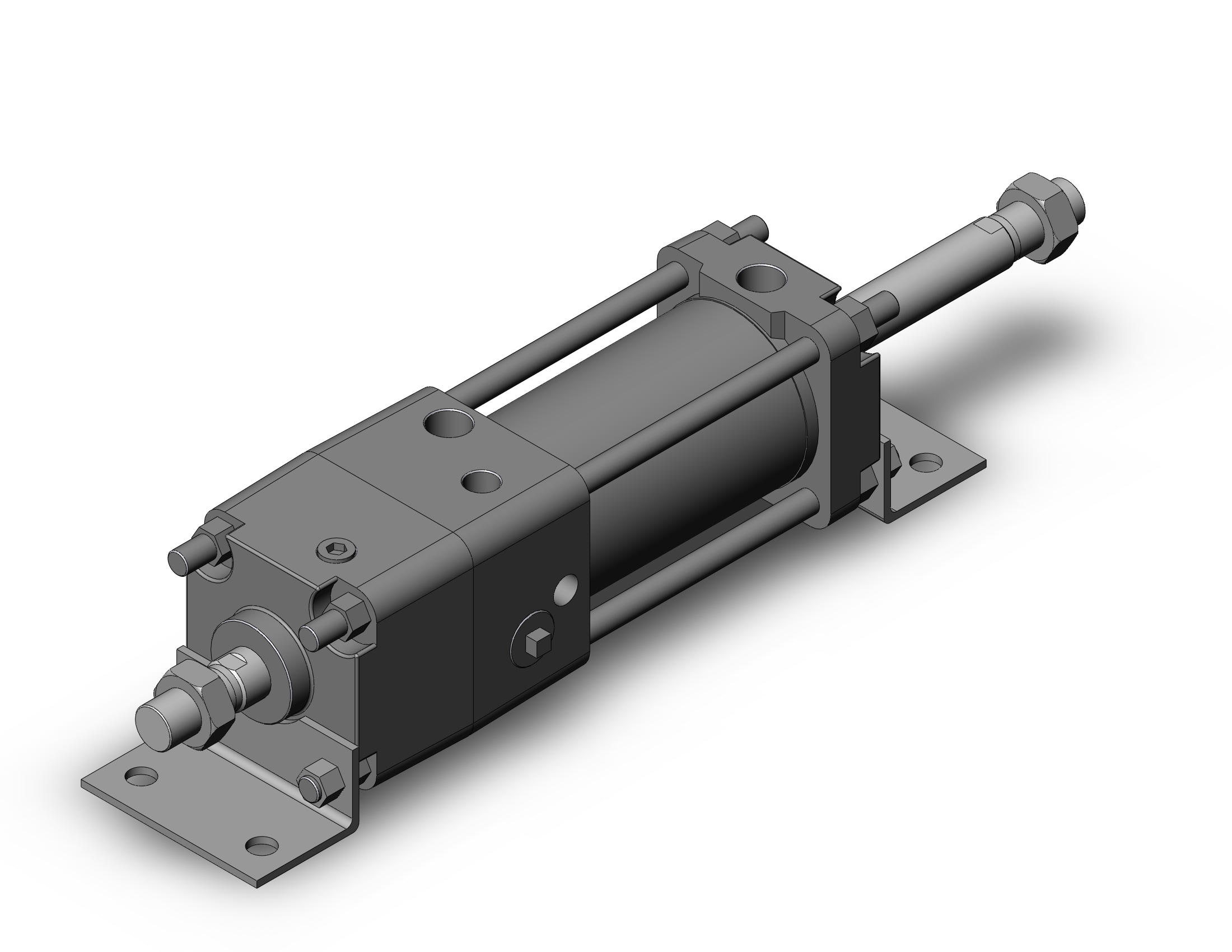 SMC CDNA2WL63-75-D cyl, tie rod, locking, CNA/CNA2 POWER LOCK CYLINDER