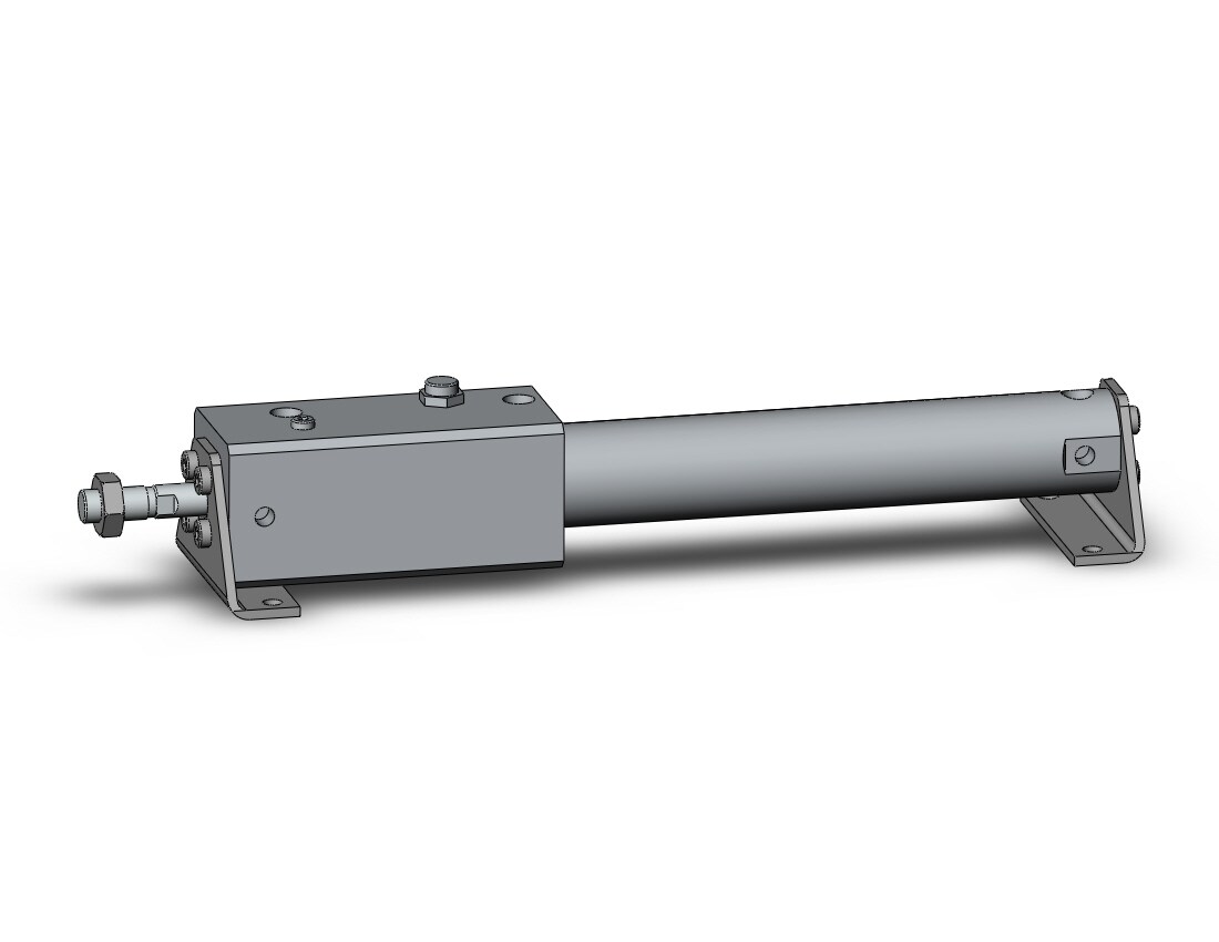 SMC CDNGLN25-125-D cng, cylinder with lock, ROUND BODY CYLINDER W/LOCK