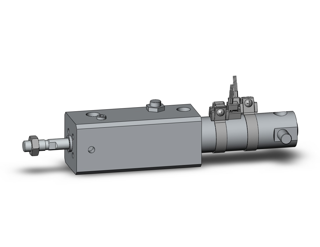 SMC CDNGTN20TN-25-D-M9NL-C cng, cylinder with lock, ROUND BODY CYLINDER W/LOCK