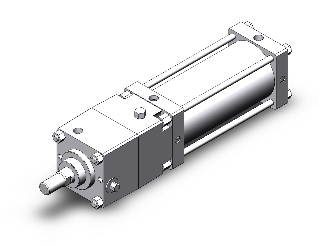 SMC CDNSB125TN-250-D cns cylinder, CNS FINE LOCK TIE ROD CYLINDER