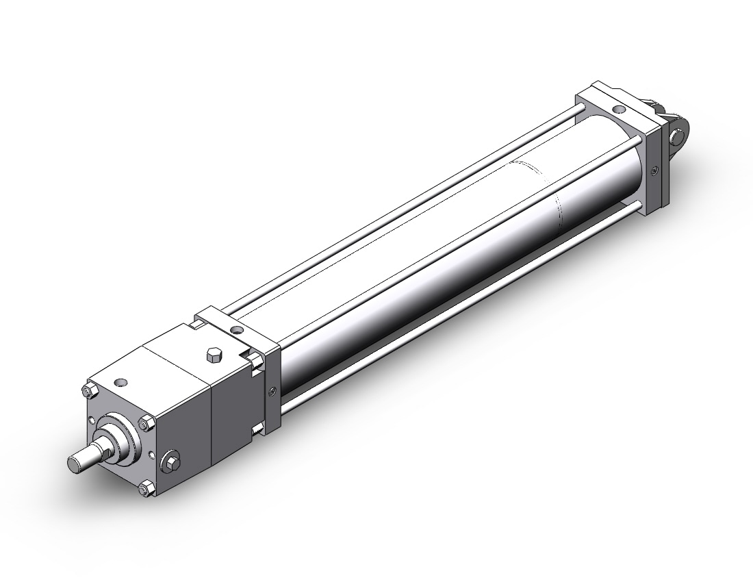 SMC CDNSD140TN-800-D cyl w/lock, a/tube, auto-sw, CNS FINE LOCK TIE ROD CYLINDER