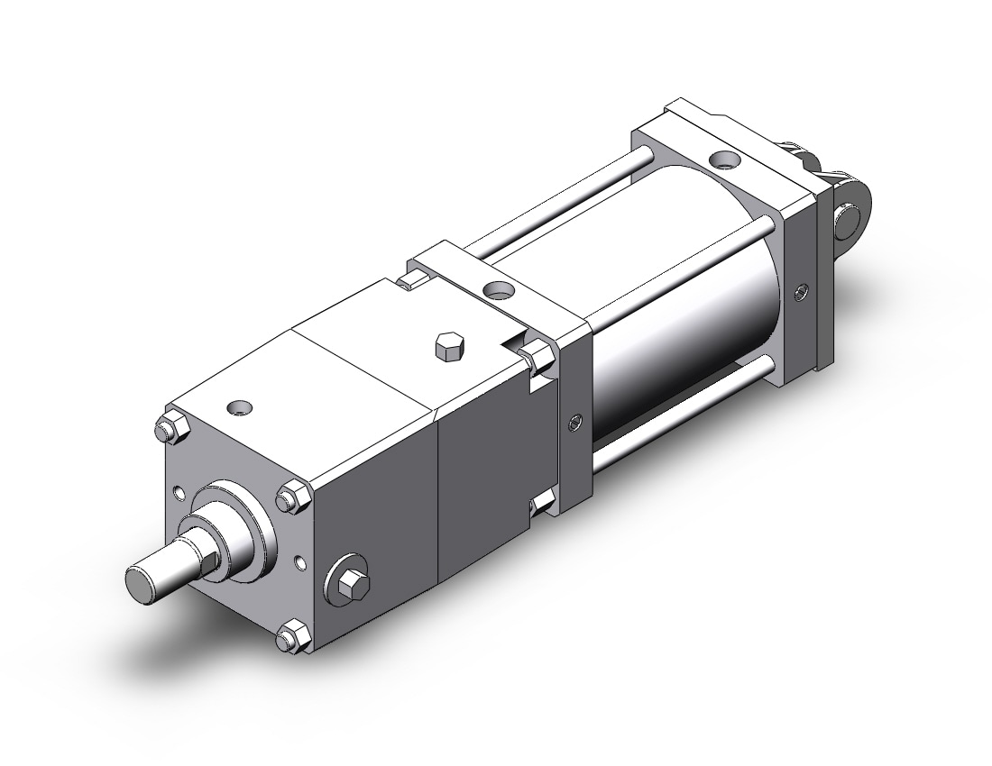 SMC CDNSD160TN-200-D cyl w/lock, a/tube, auto-sw, CNS FINE LOCK TIE ROD CYLINDER