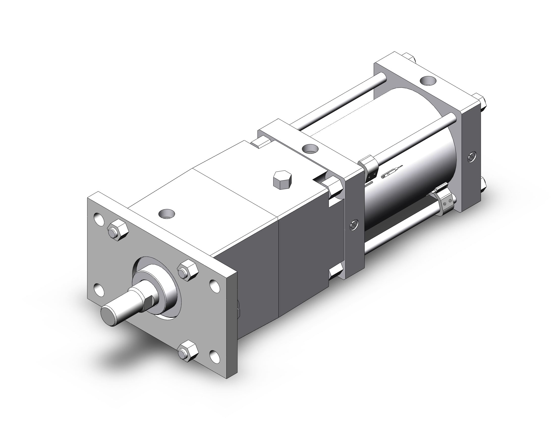 SMC CDNSF140TN-150-D-M9PSAPC cns cylinder, CNS FINE LOCK TIE ROD CYLINDER