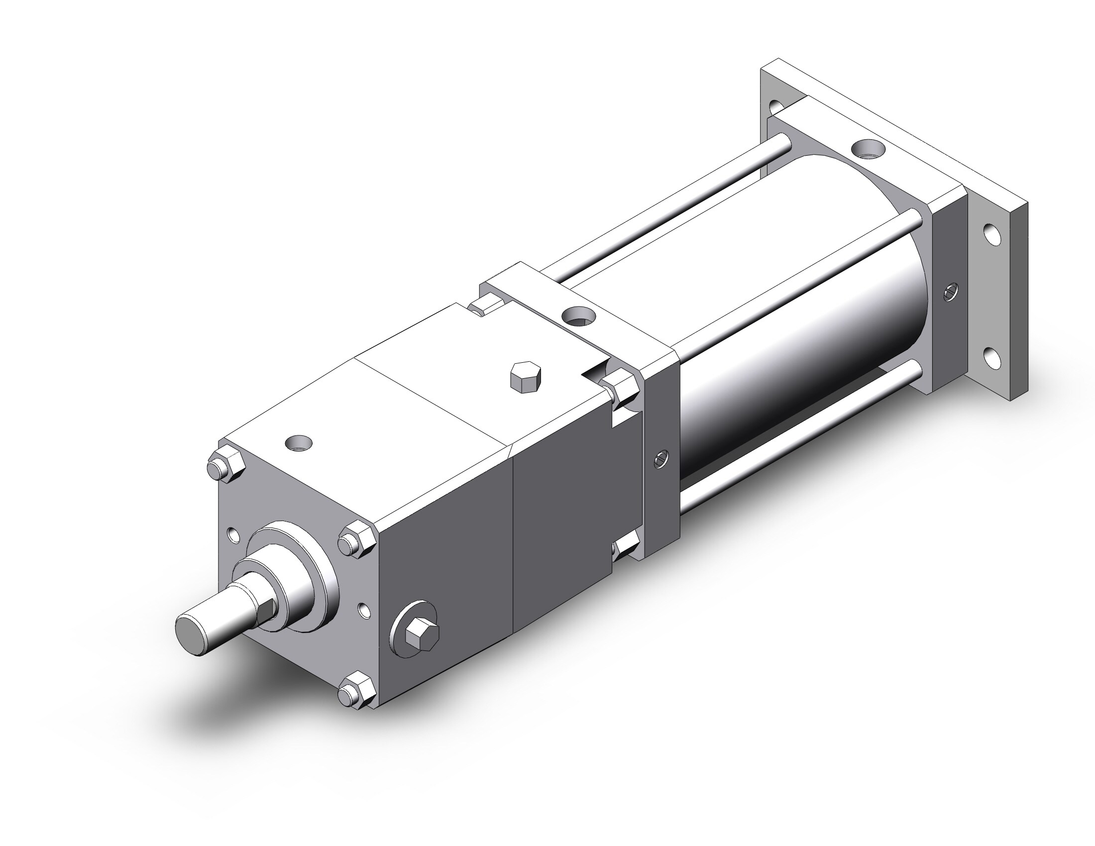 SMC CDNSG160TN-250-D cns cylinder, CNS FINE LOCK TIE ROD CYLINDER