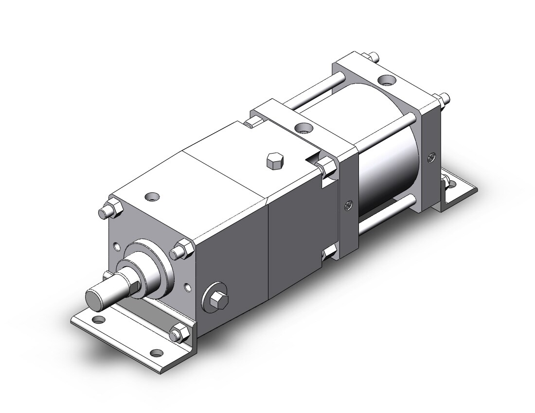 SMC CDNSL160TN-100-D cyl w/lock, a/tube, auto-sw, CNS FINE LOCK TIE ROD CYLINDER