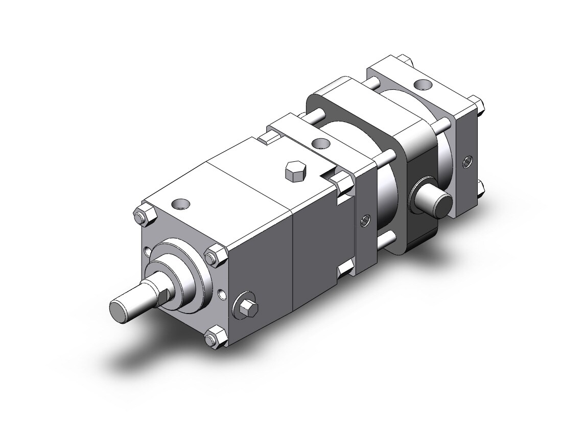 SMC CDNST125TN-100-D 125mm cns double-acting, CNS FINE LOCK TIE ROD CYLINDER