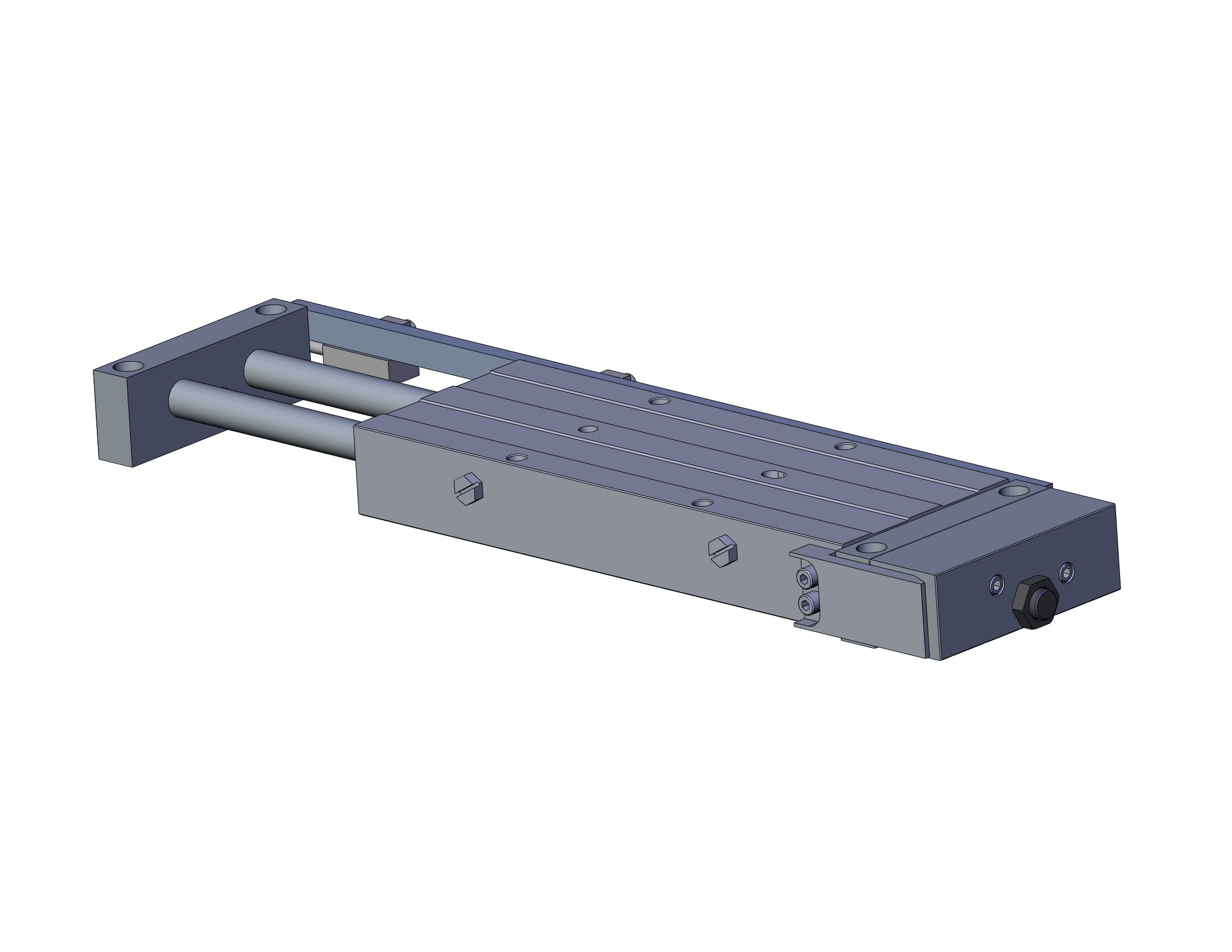 SMC CDPXWL16-75R-F7PL cylinder, slide unit, built-in shock abs, GUIDED CYLINDER